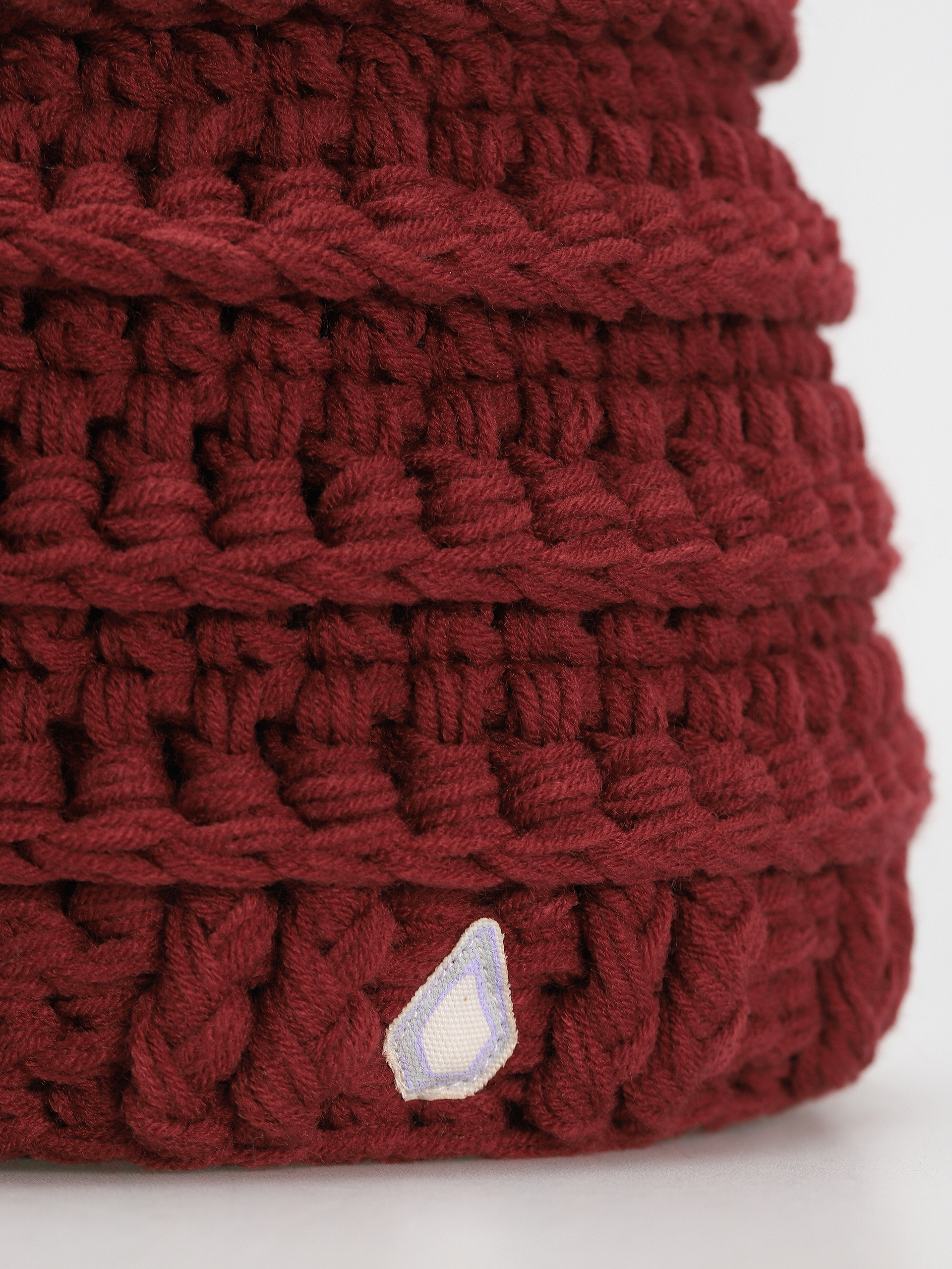 Čepice Volcom Rav Crochet Knit (maroon)