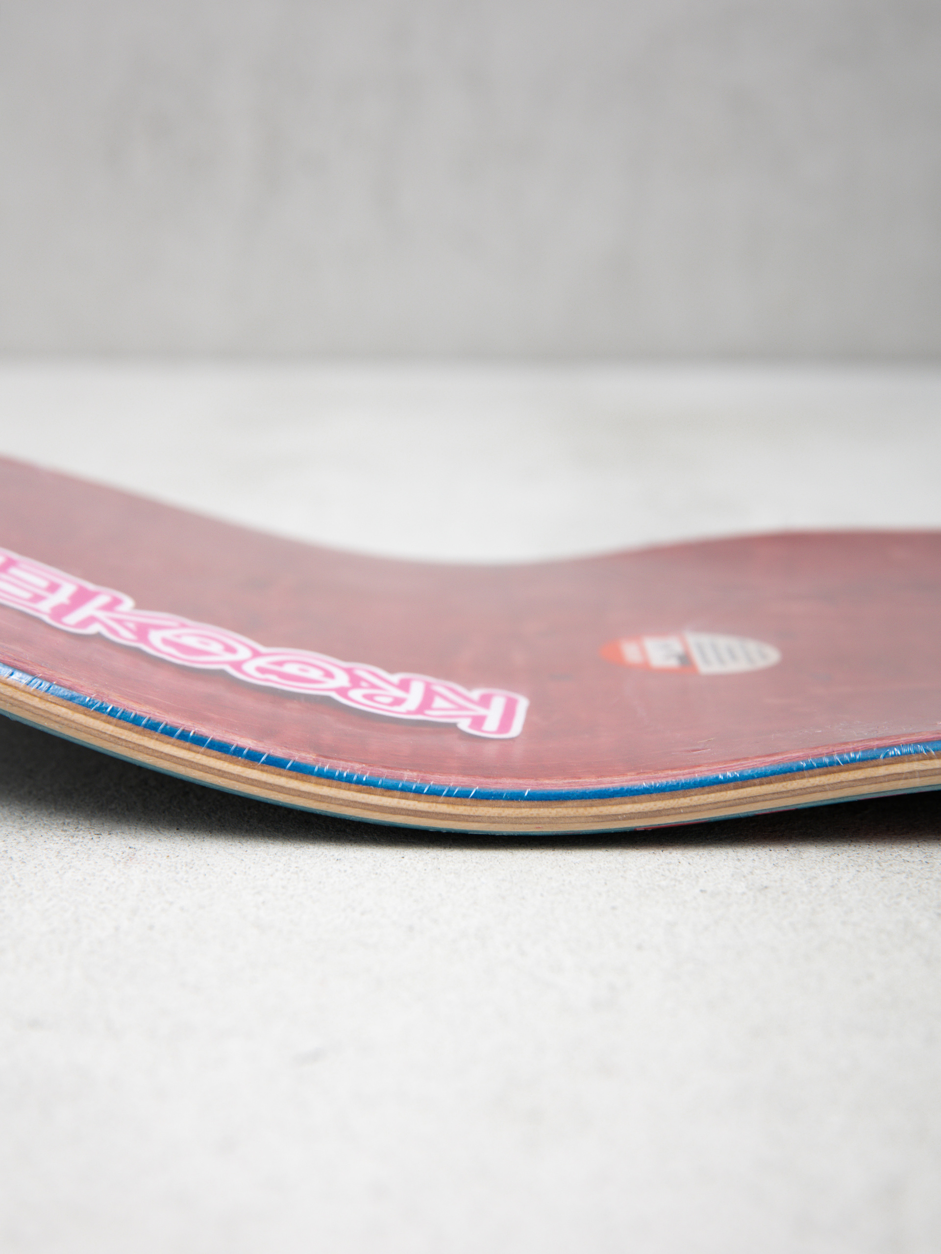 Deska Krooked Knox Blue Flowers (teal)