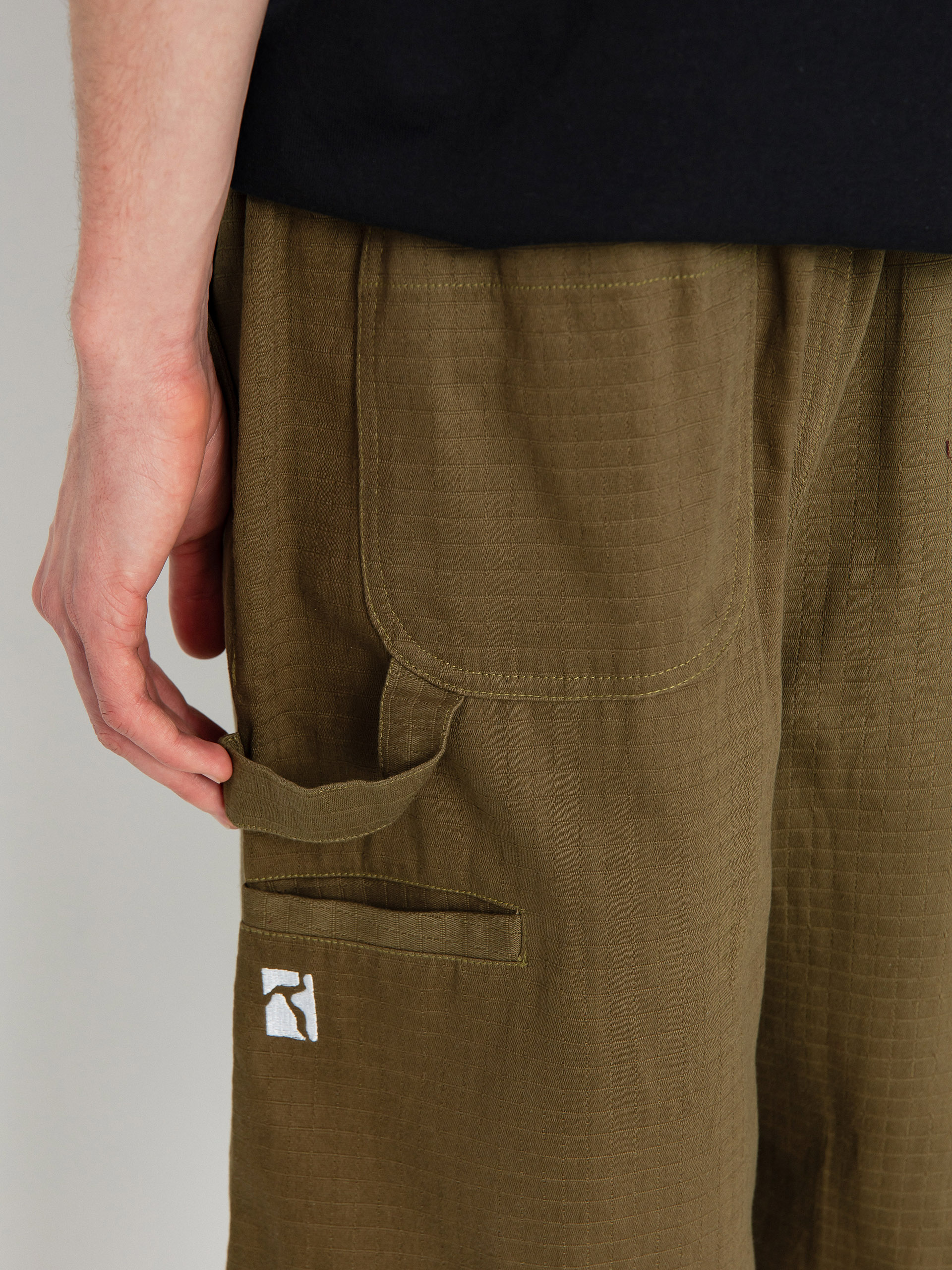 Kalhoty Poetic Collective Sculptor OTD (olive ripstop)