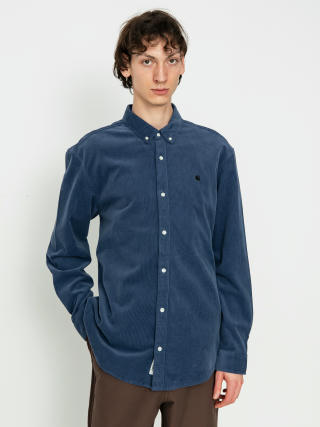 Košile Carhartt WIP Madison Fine Cord (hudson blue/black)