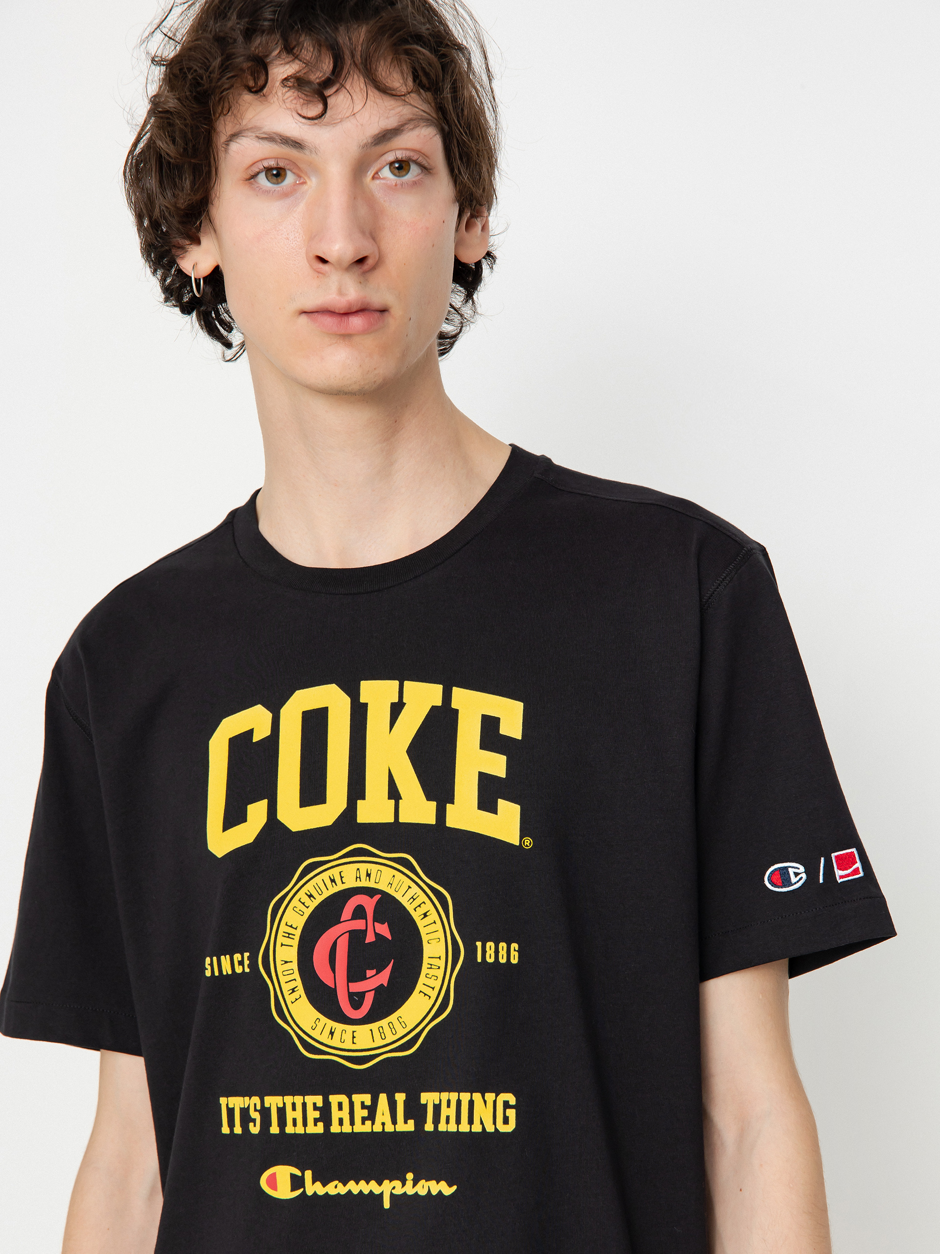 Tričko Champion X Coca Cola Crewneck T-Shirt 220183 (nbk)