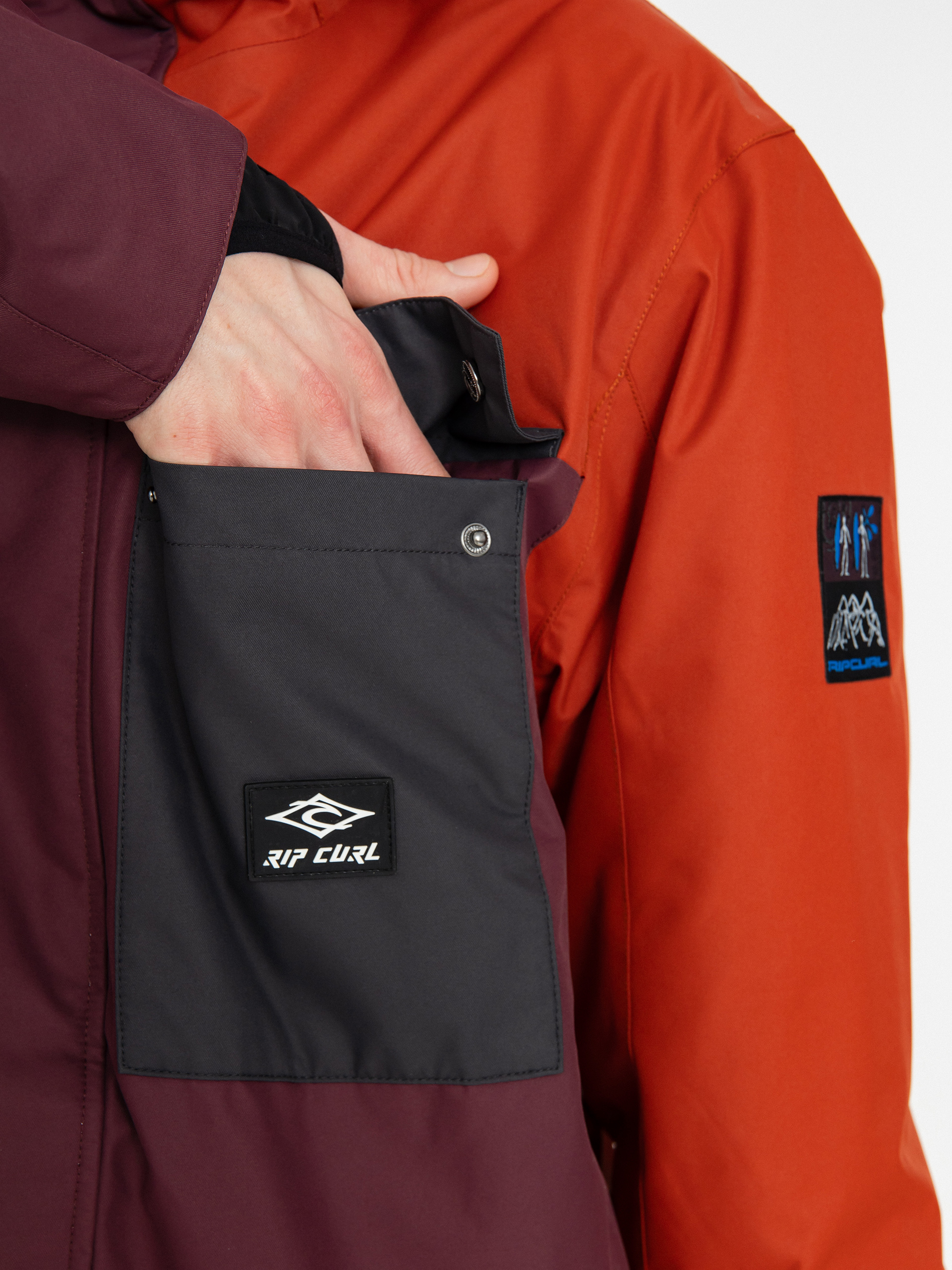 Pánská Snowboardová bunda Rip Curl Pinnacle (picante)