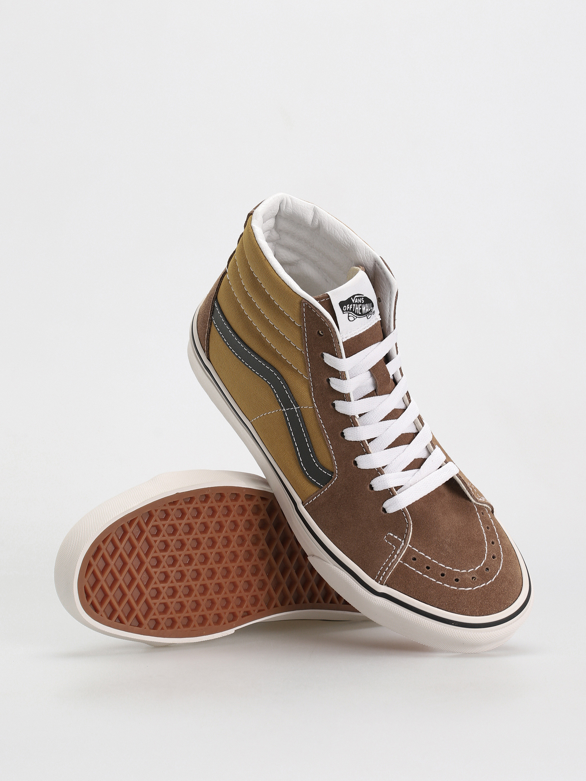 Boty Vans Sk8 Hi (canvas/suede pop brown/multi)