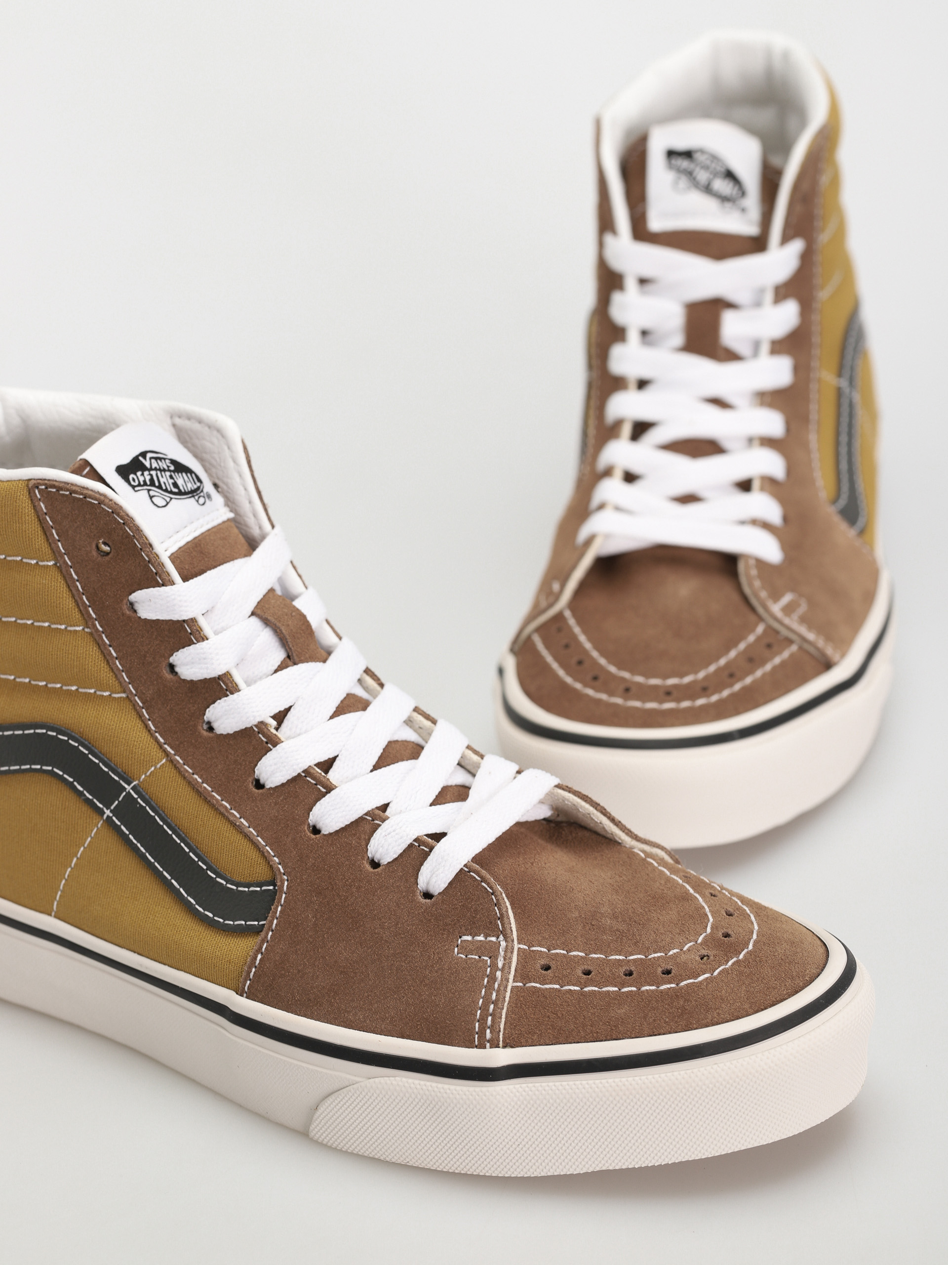 Boty Vans Sk8 Hi (canvas/suede pop brown/multi)