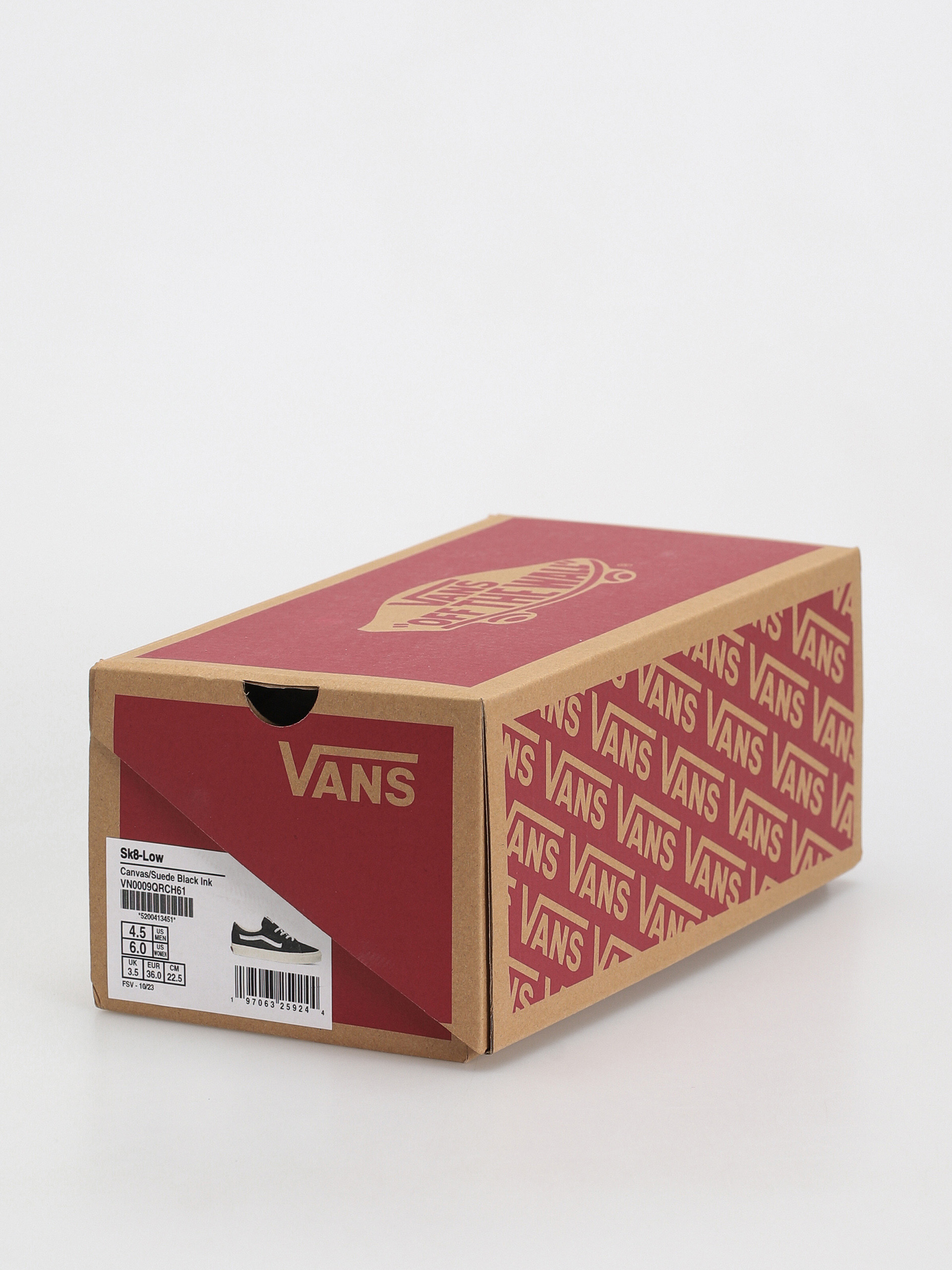 Boty Vans Sk8 Low (canvas/suede black ink)