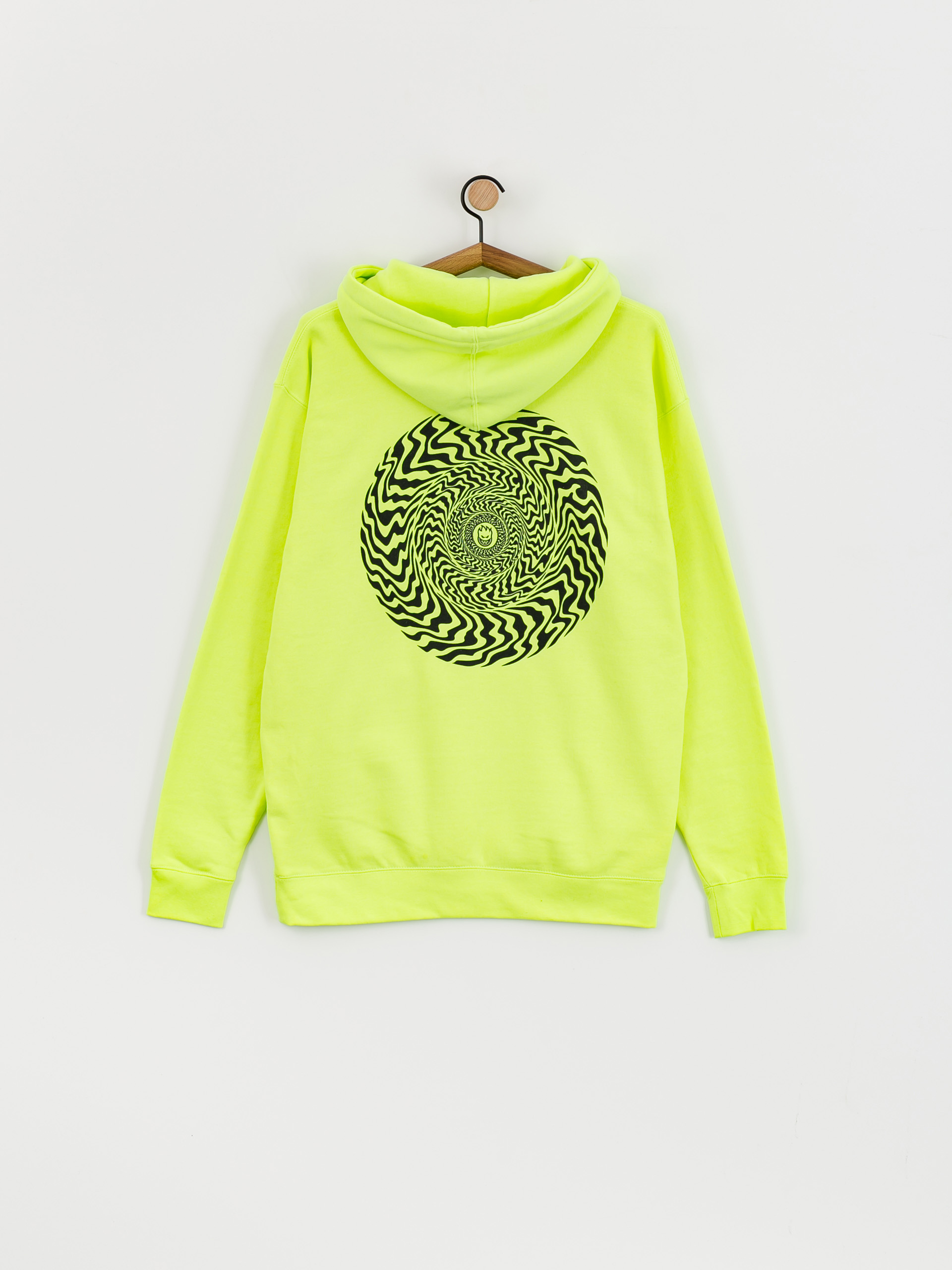 Mikina s kapucí Spitfire Swrld Cls HD (safety yellow)