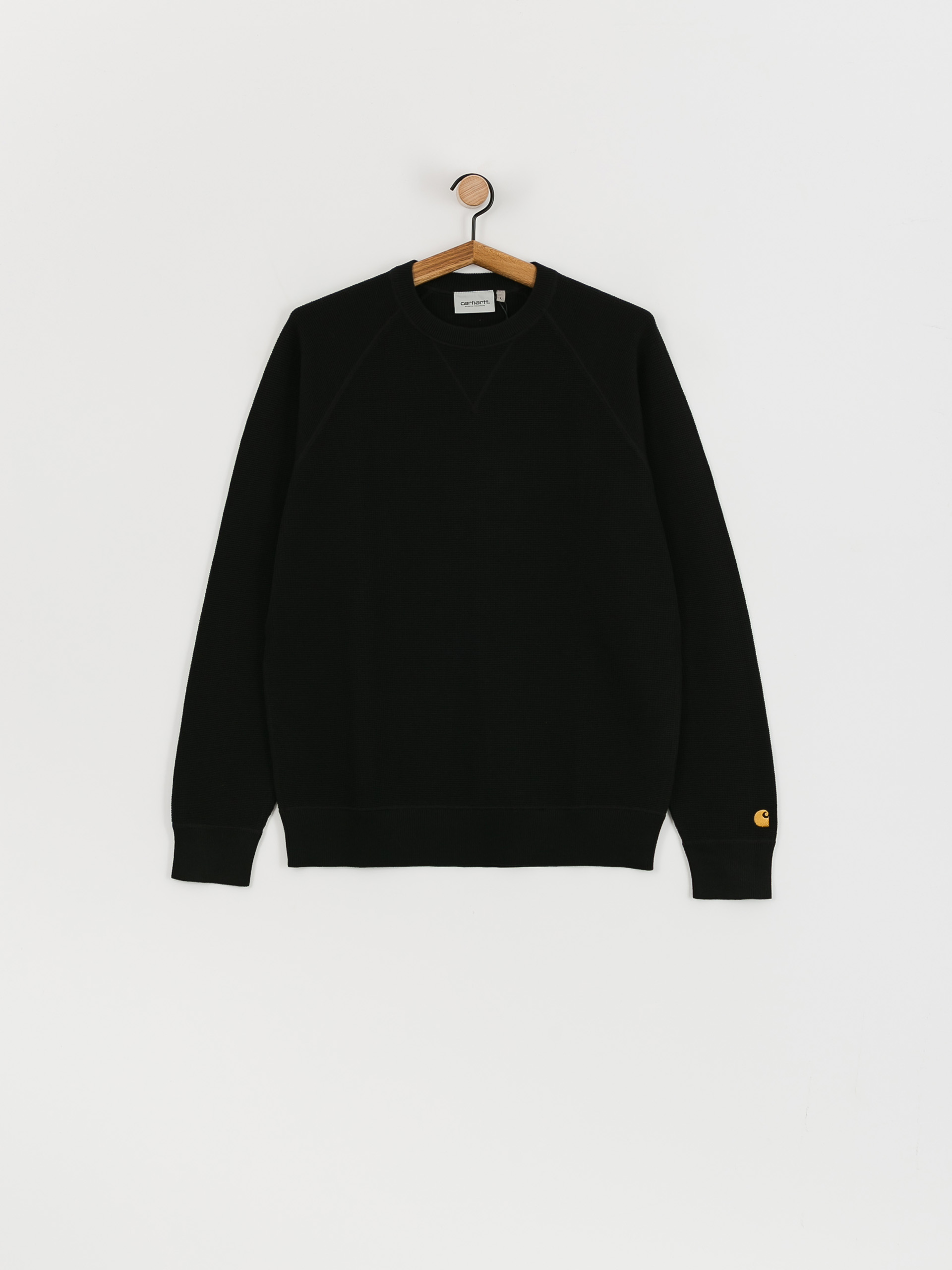 Svetr Carhartt WIP Chase (black/gold)