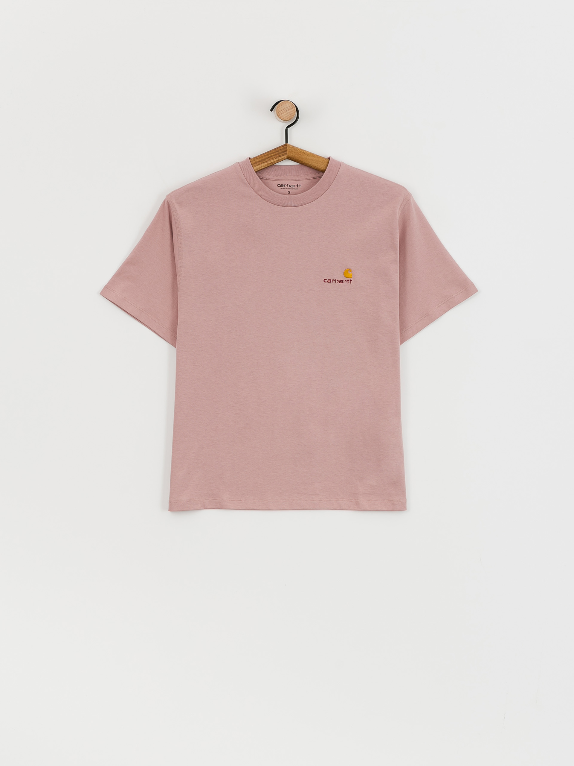 Tričko Carhartt WIP American Script Wmn (glassy pink)
