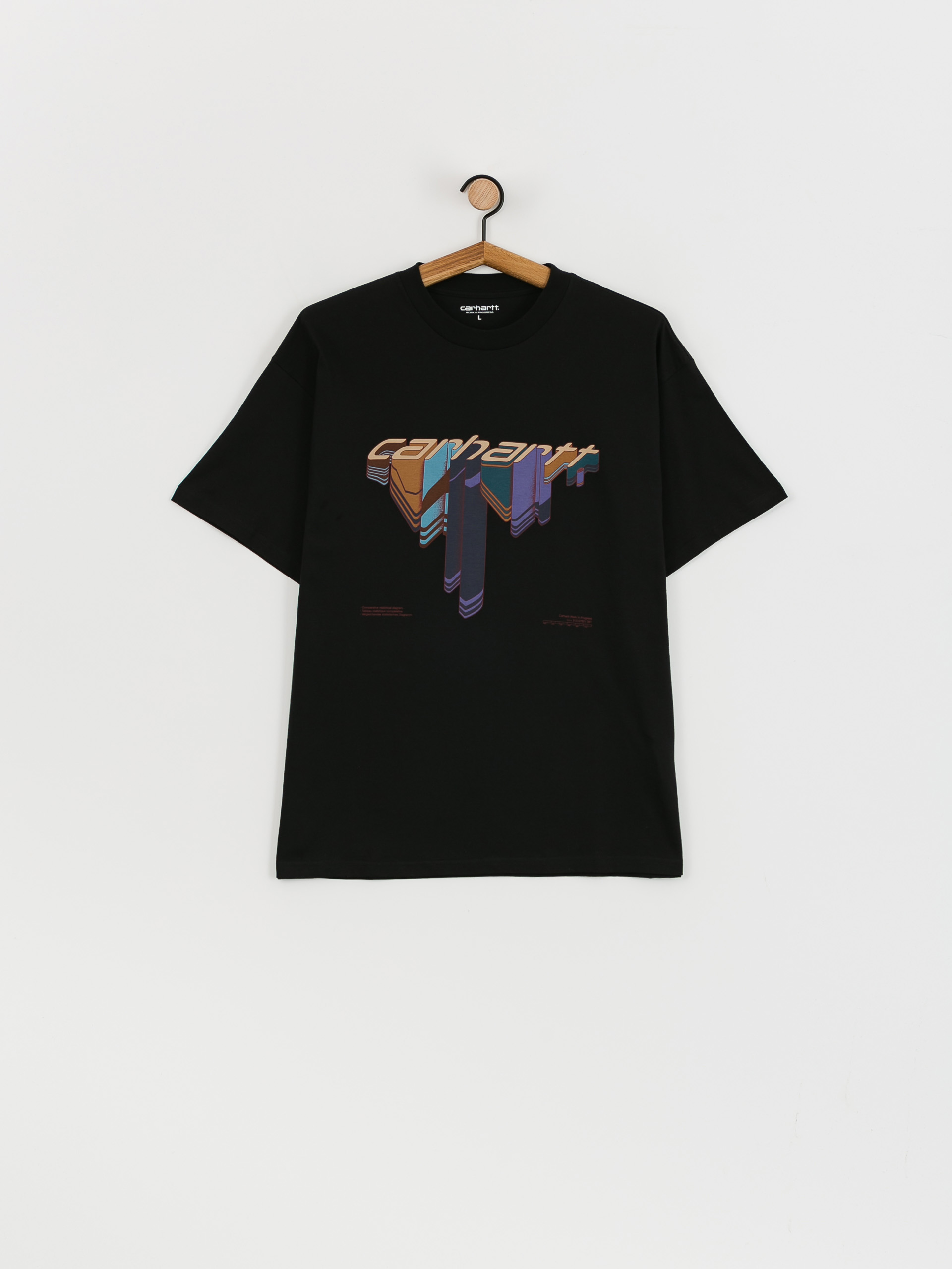 Tričko Carhartt WIP Diagram Script (black)