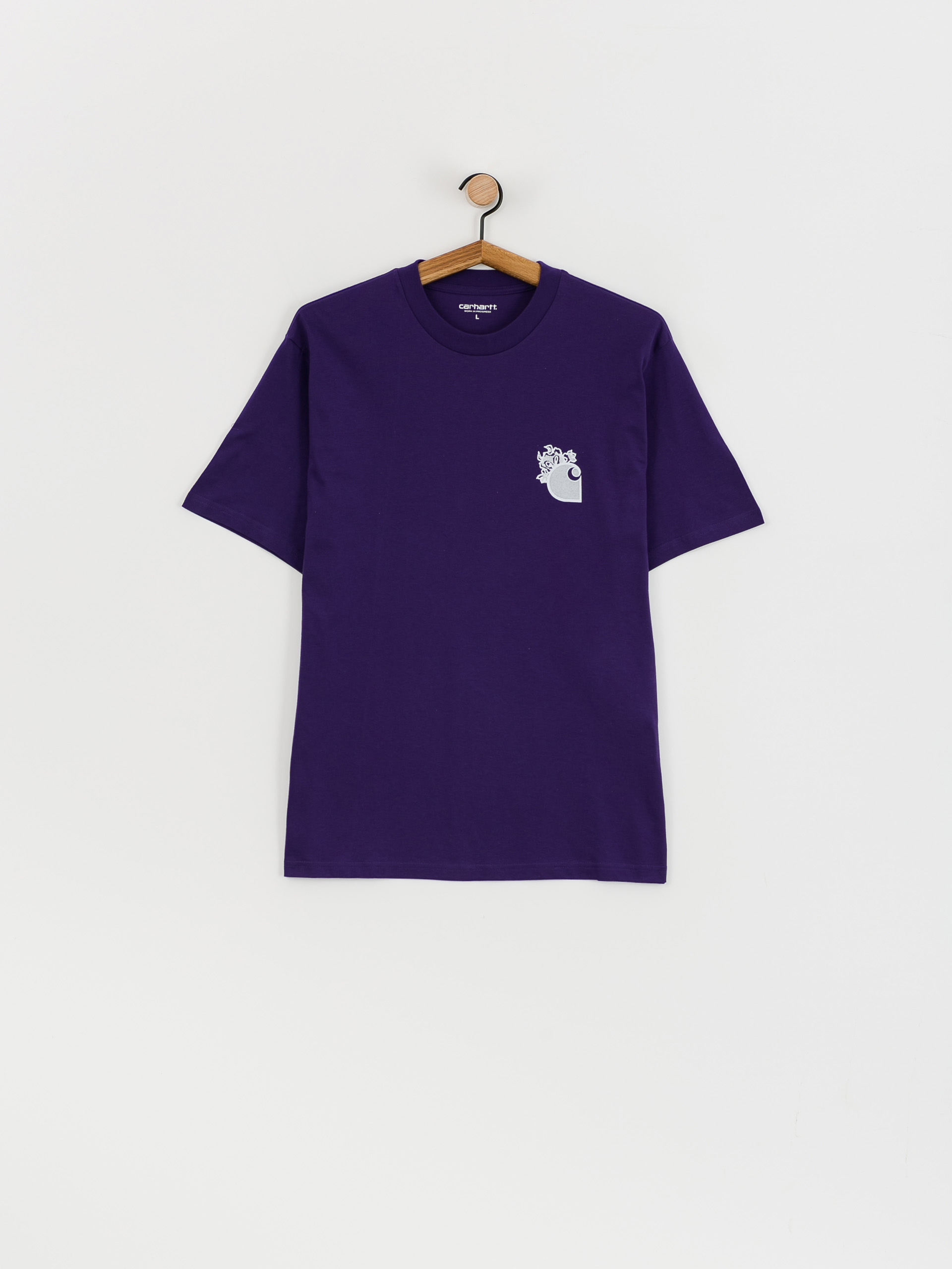 Tričko Carhartt WIP Little Hellraiser (tyrian/white)