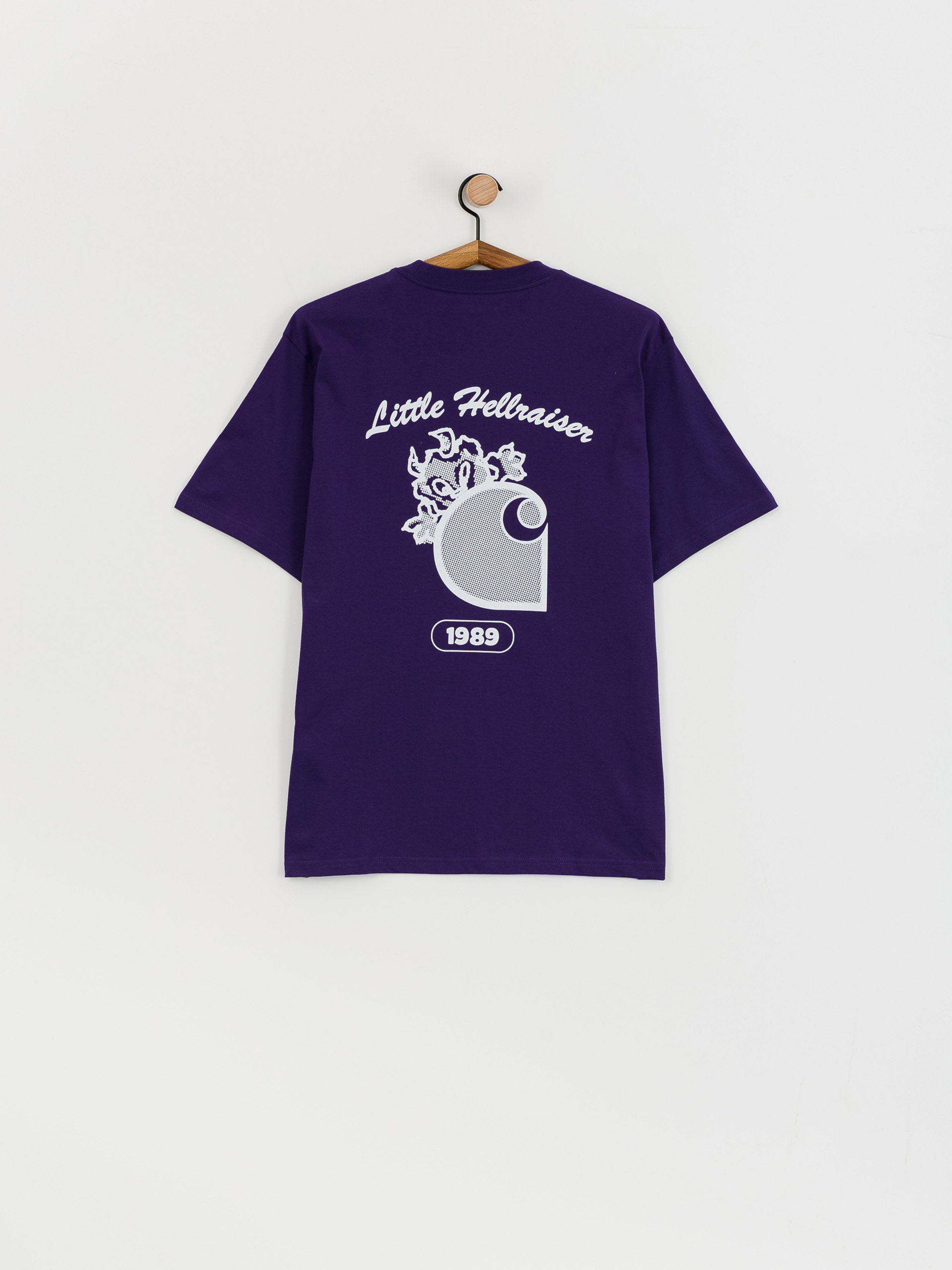 Tričko Carhartt WIP Little Hellraiser (tyrian/white)