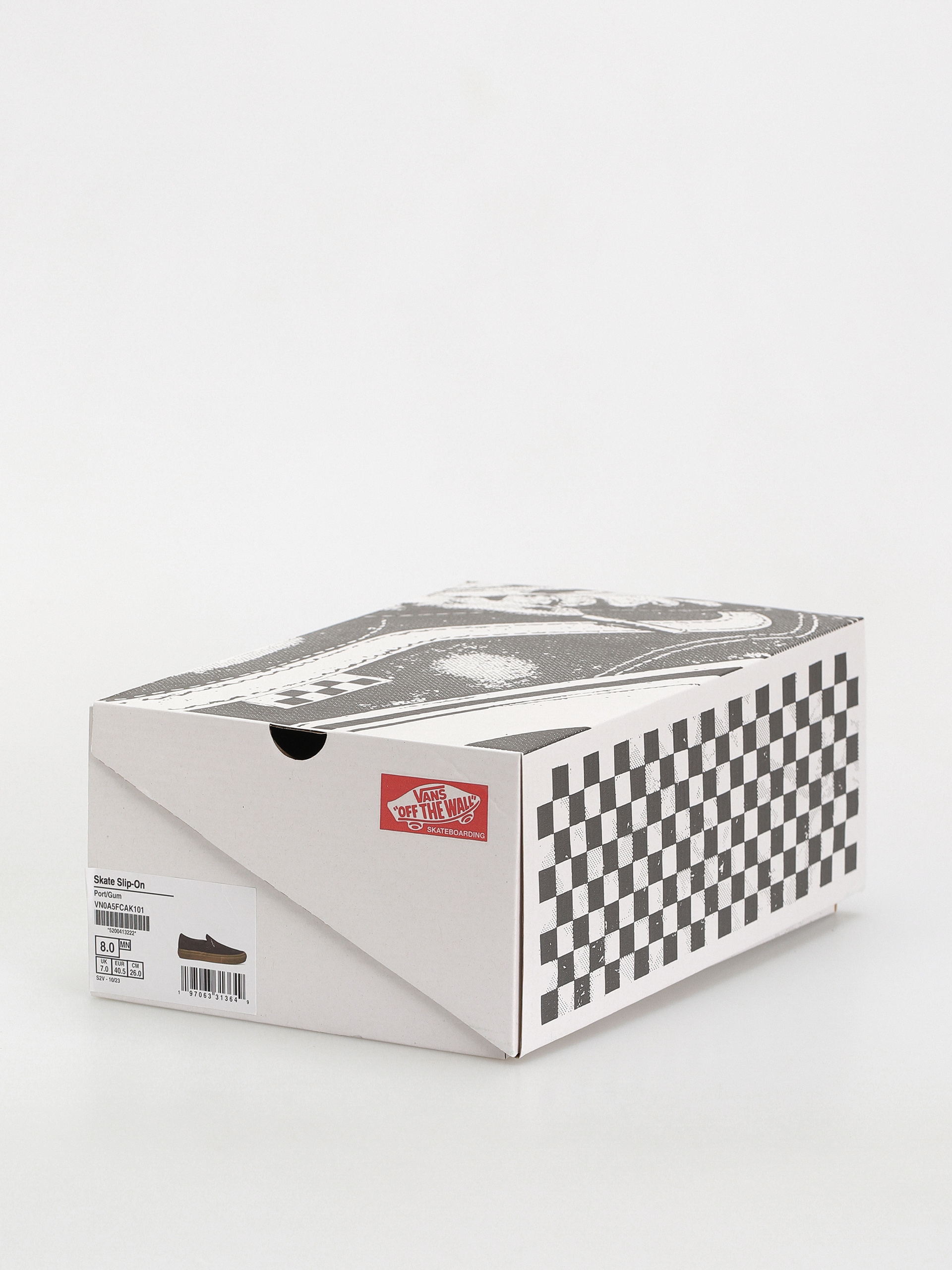 Boty Vans Skate Slip On (port/gum)