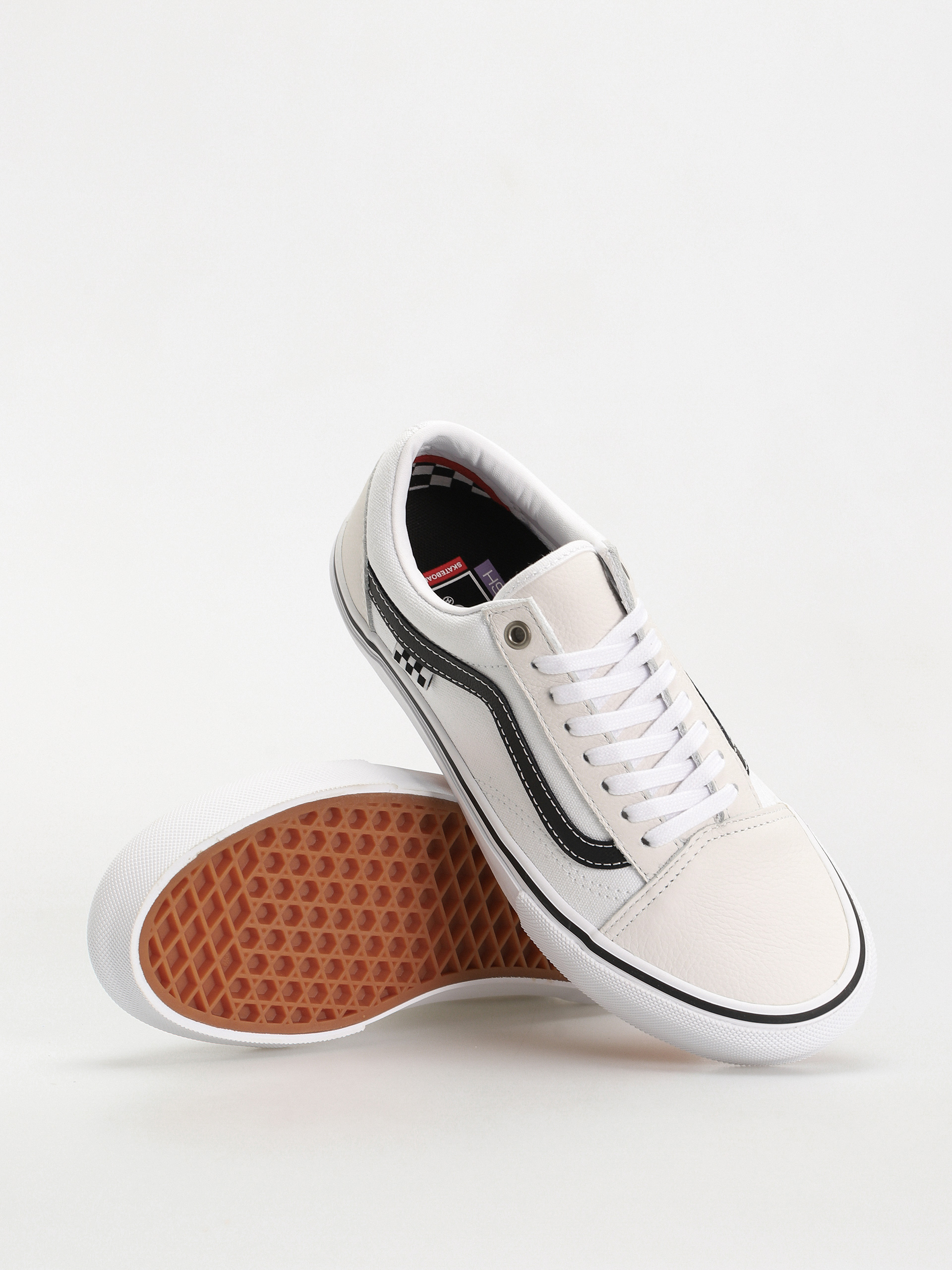 Boty Vans Skate Old Skool (leather white/white)