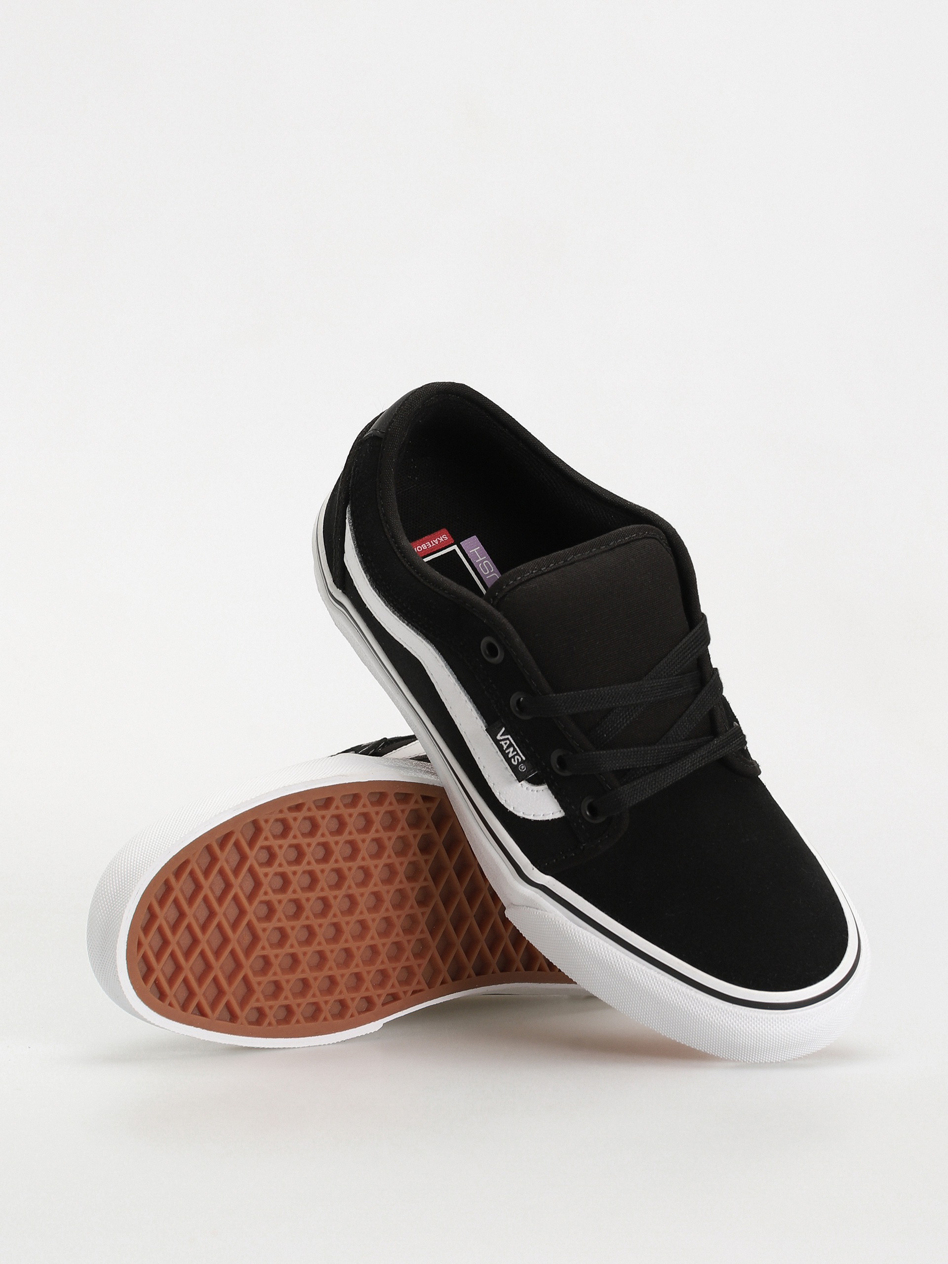 Boty Vans Chukka Low Sidestripe (black/white)