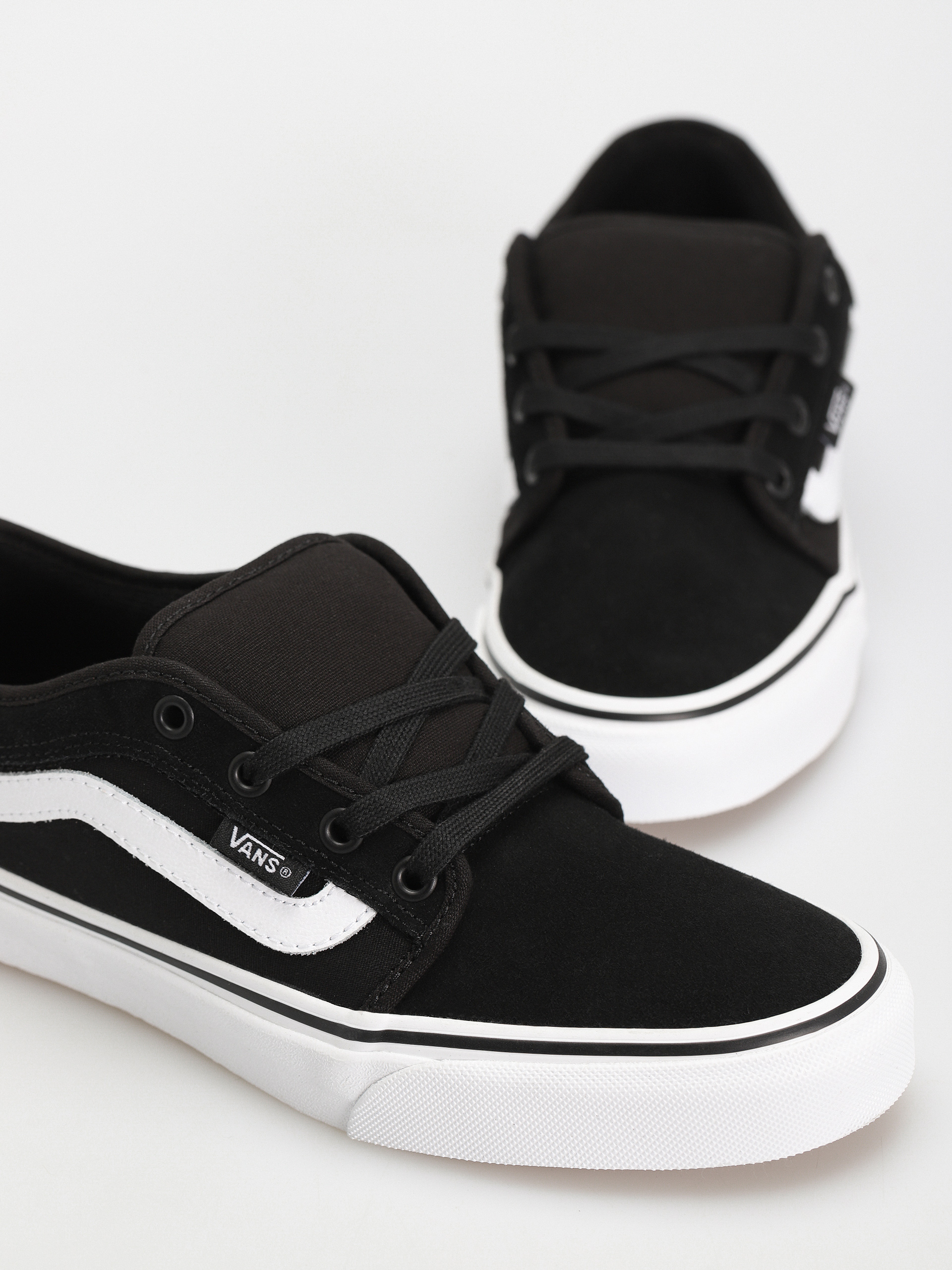 Boty Vans Chukka Low Sidestripe (black/white)