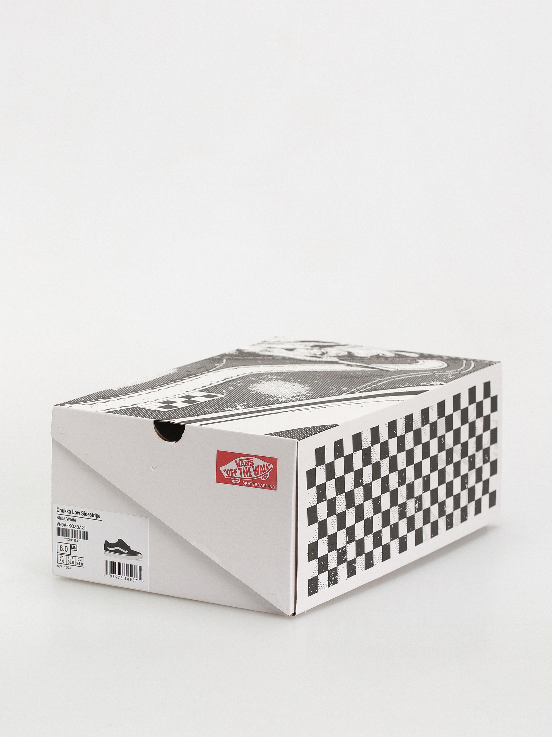 Boty Vans Chukka Low Sidestripe (black/white)