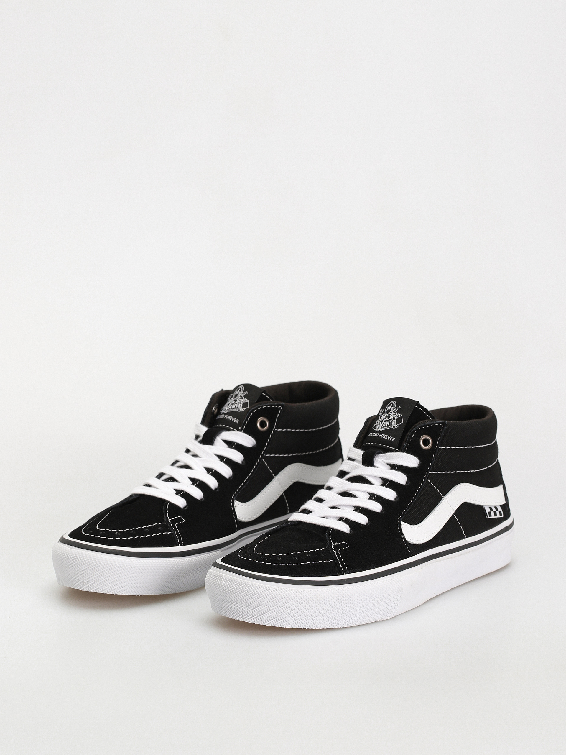 Boty Vans Skate Grosso Mid (black/white)