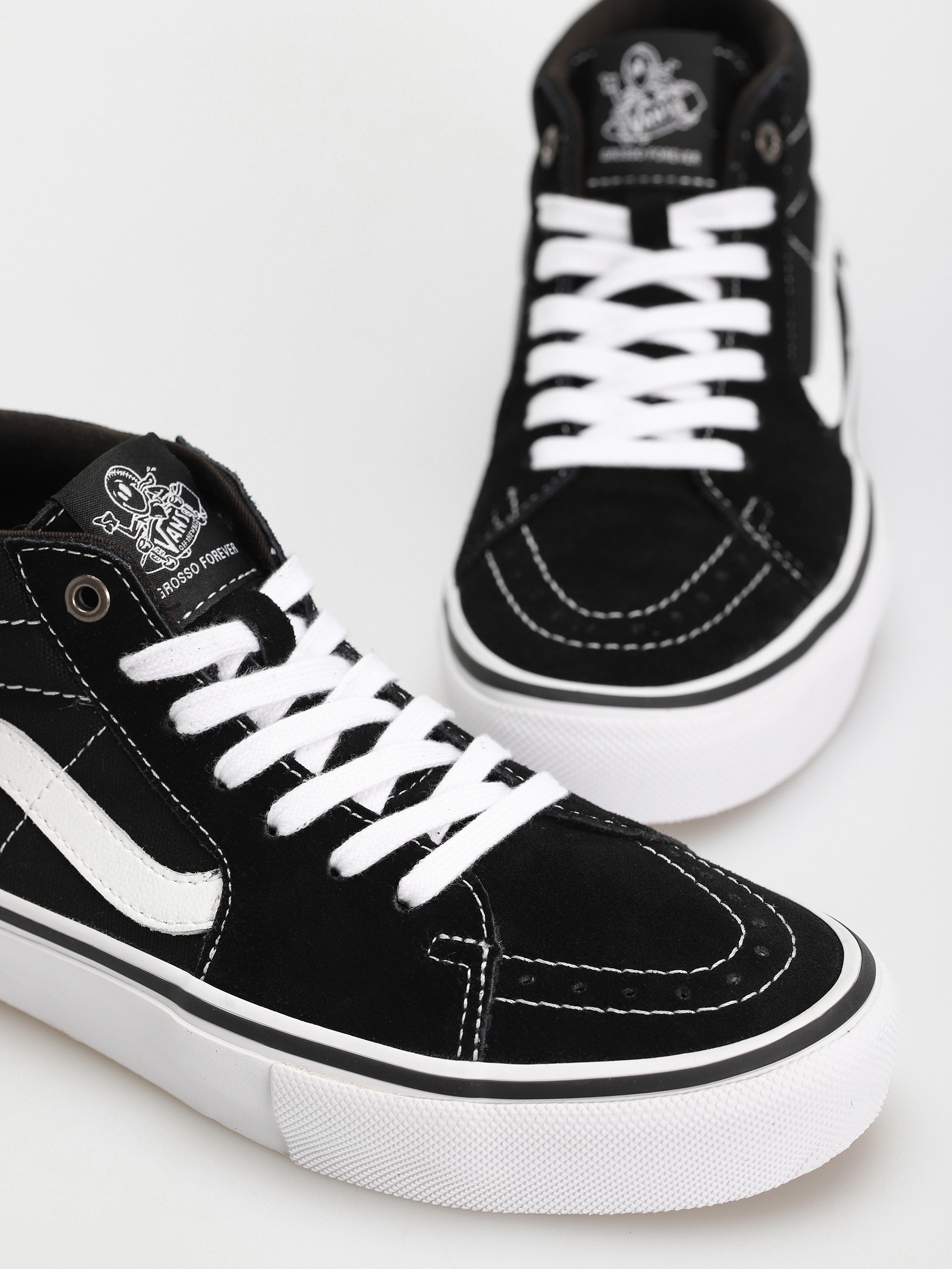 Boty Vans Skate Grosso Mid (black/white)
