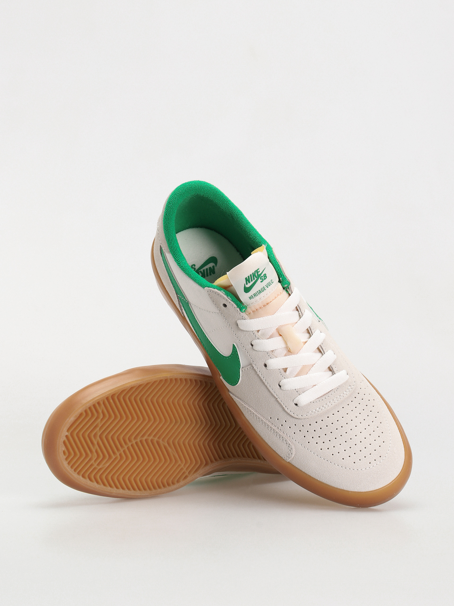 Boty Nike SB Heritage Vulc (summit white/lucky green white)