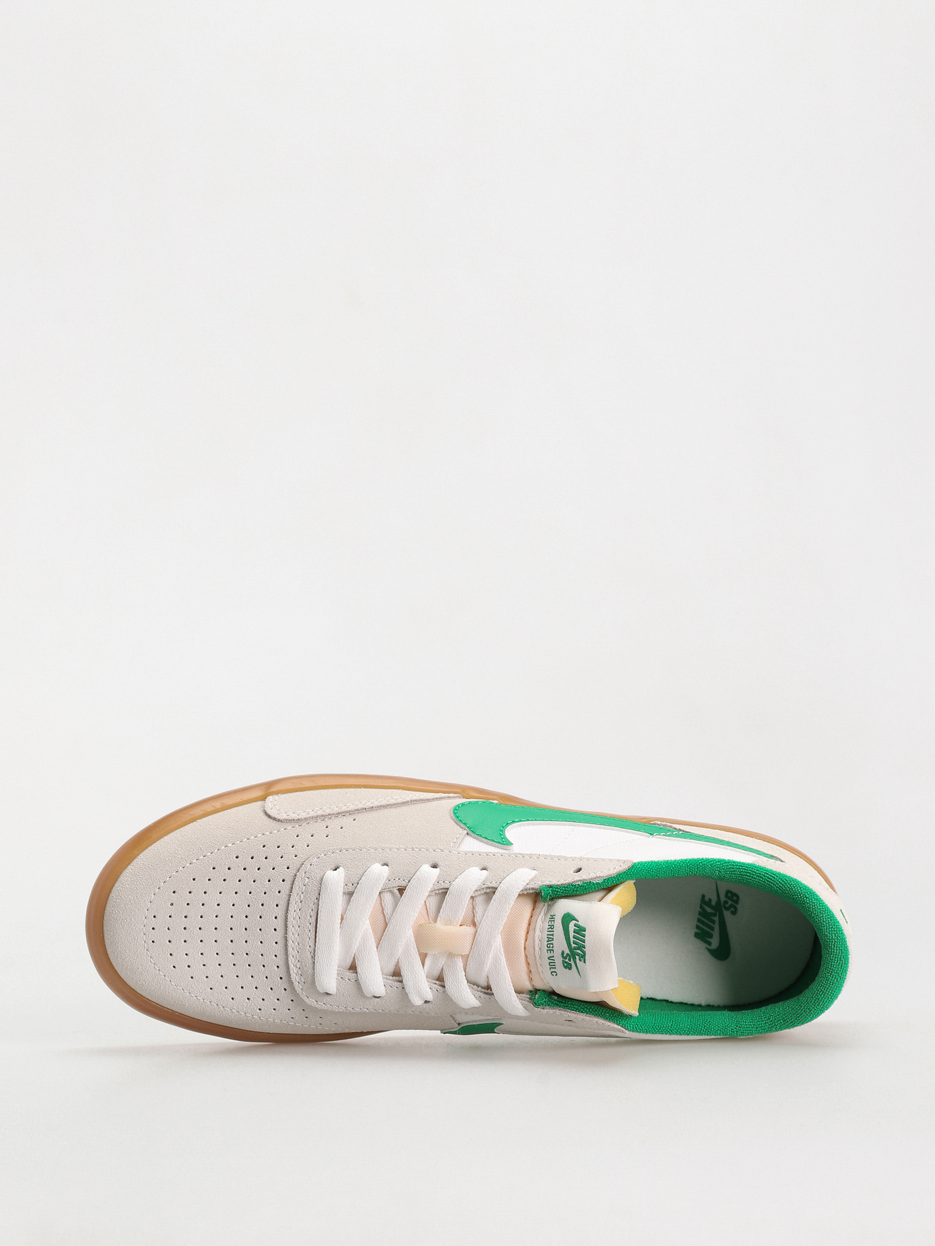 Boty Nike SB Heritage Vulc (summit white/lucky green white)