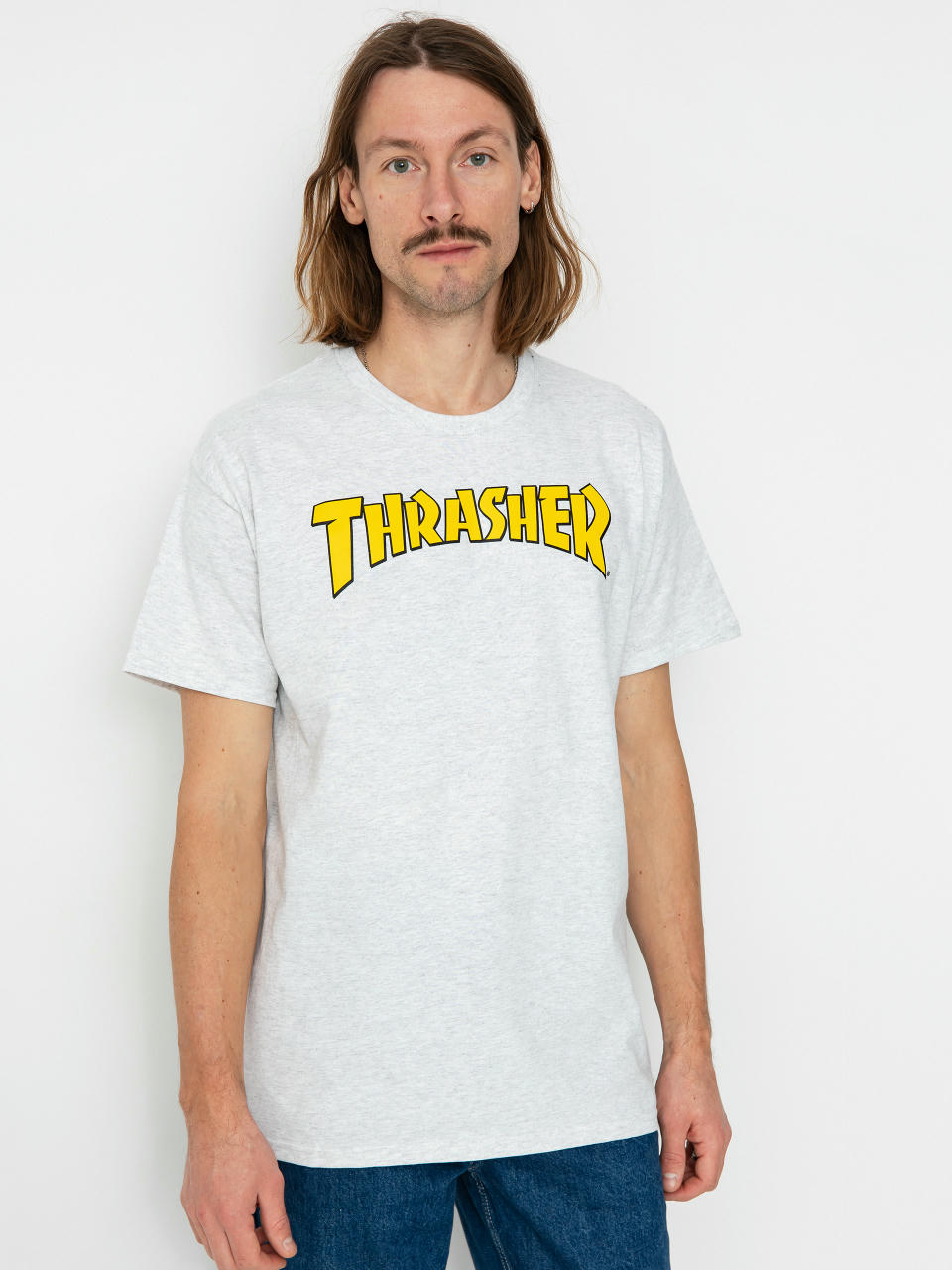 Tričko Thrasher Cover Logo (ash grey)