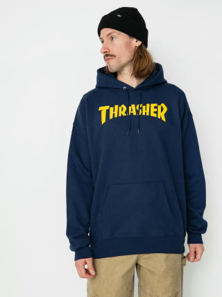 Mikina s kapucí Thrasher Cover Logo HD (navy)