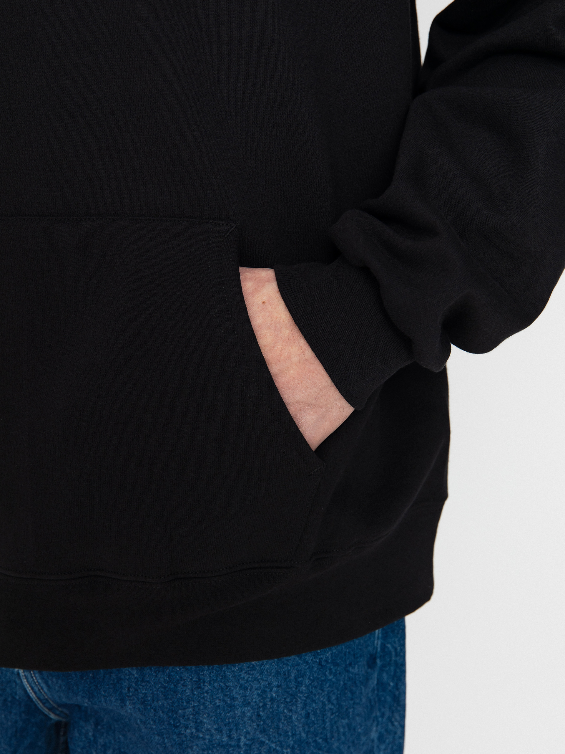 Mikina s kapucí Thrasher Thorns HD (black)