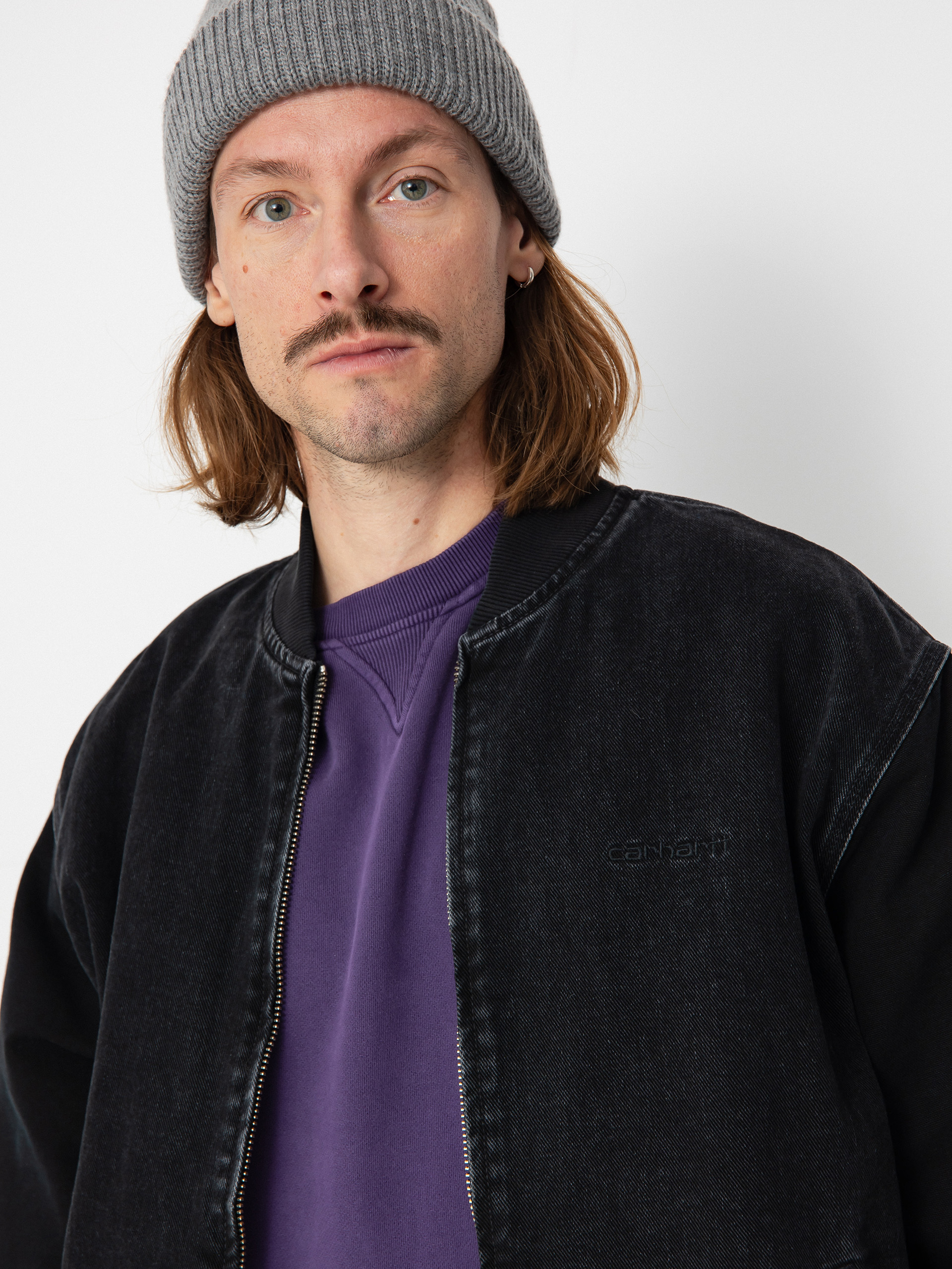 Bunda Carhartt WIP Paxon Bomber (black/black)