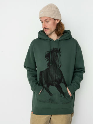 Mikina s kapucí Jacuzzi Horse Premium HD (alpine green)