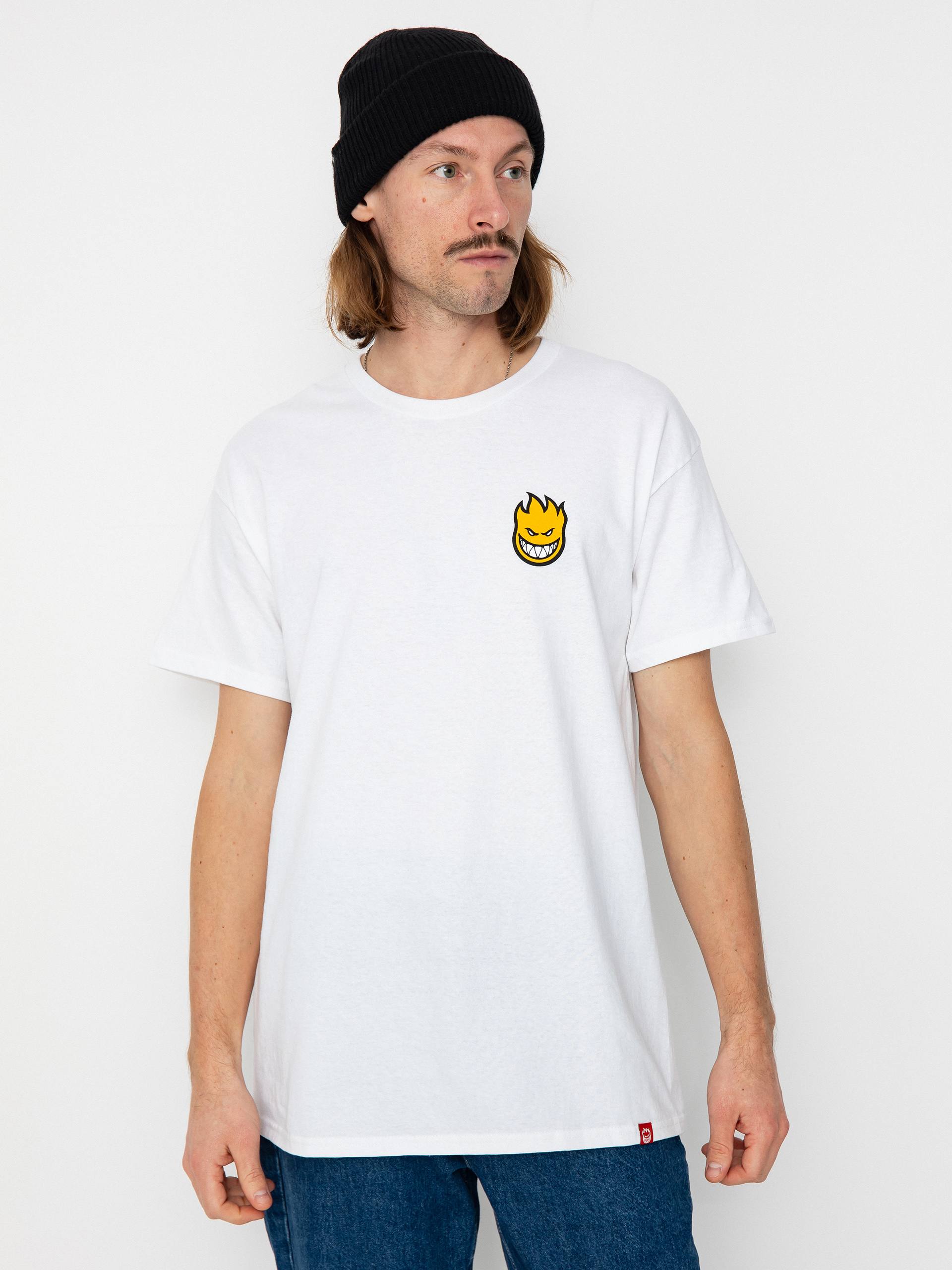 Tričko Spitfire Lil Bighead Fl (white/gold)