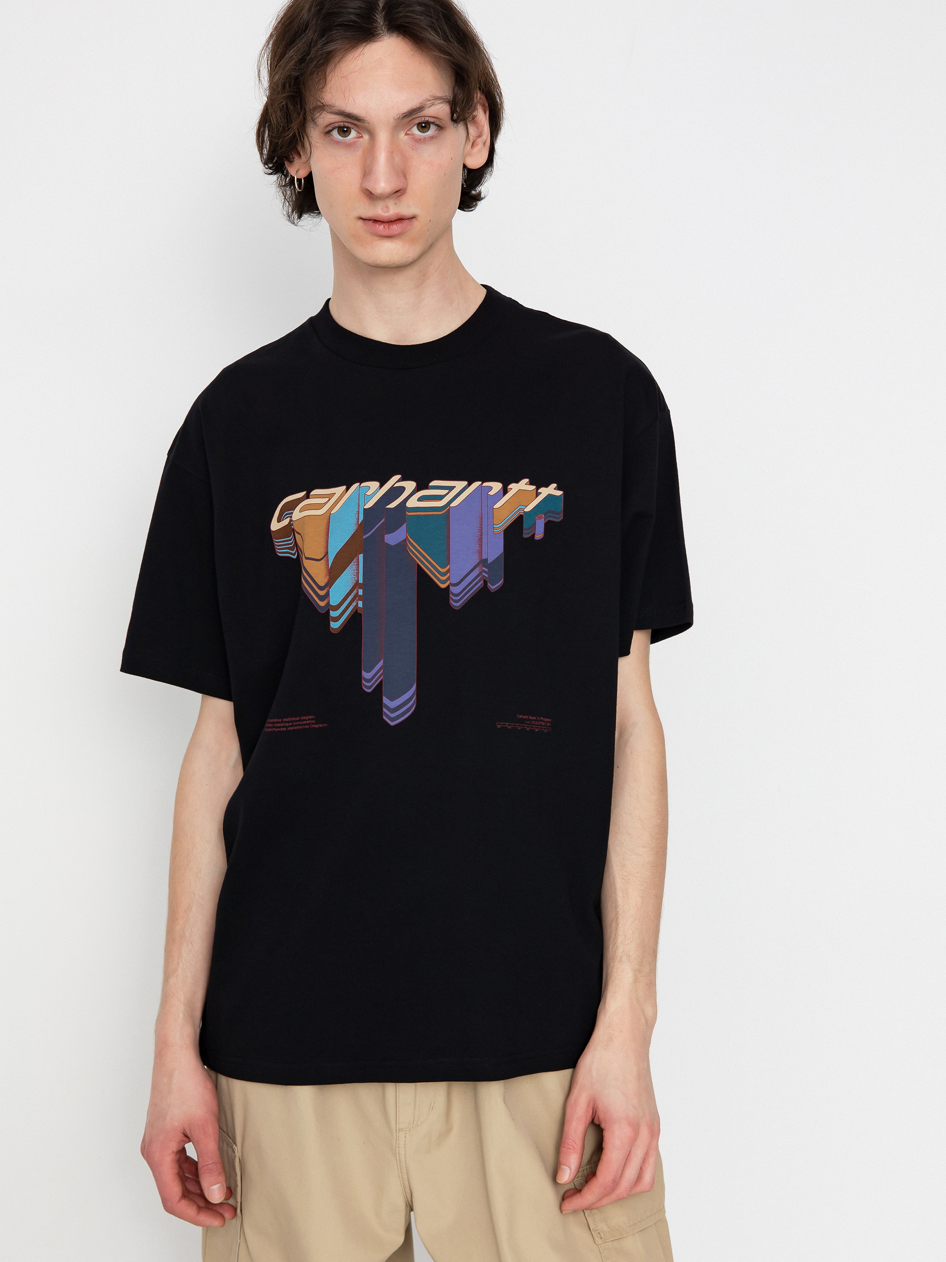 Triko Carhartt WIP American Script (black)