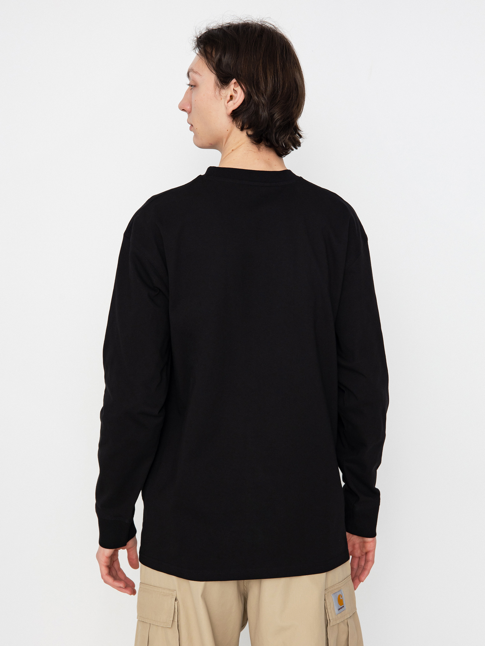 Triko Carhartt WIP American Script (black)