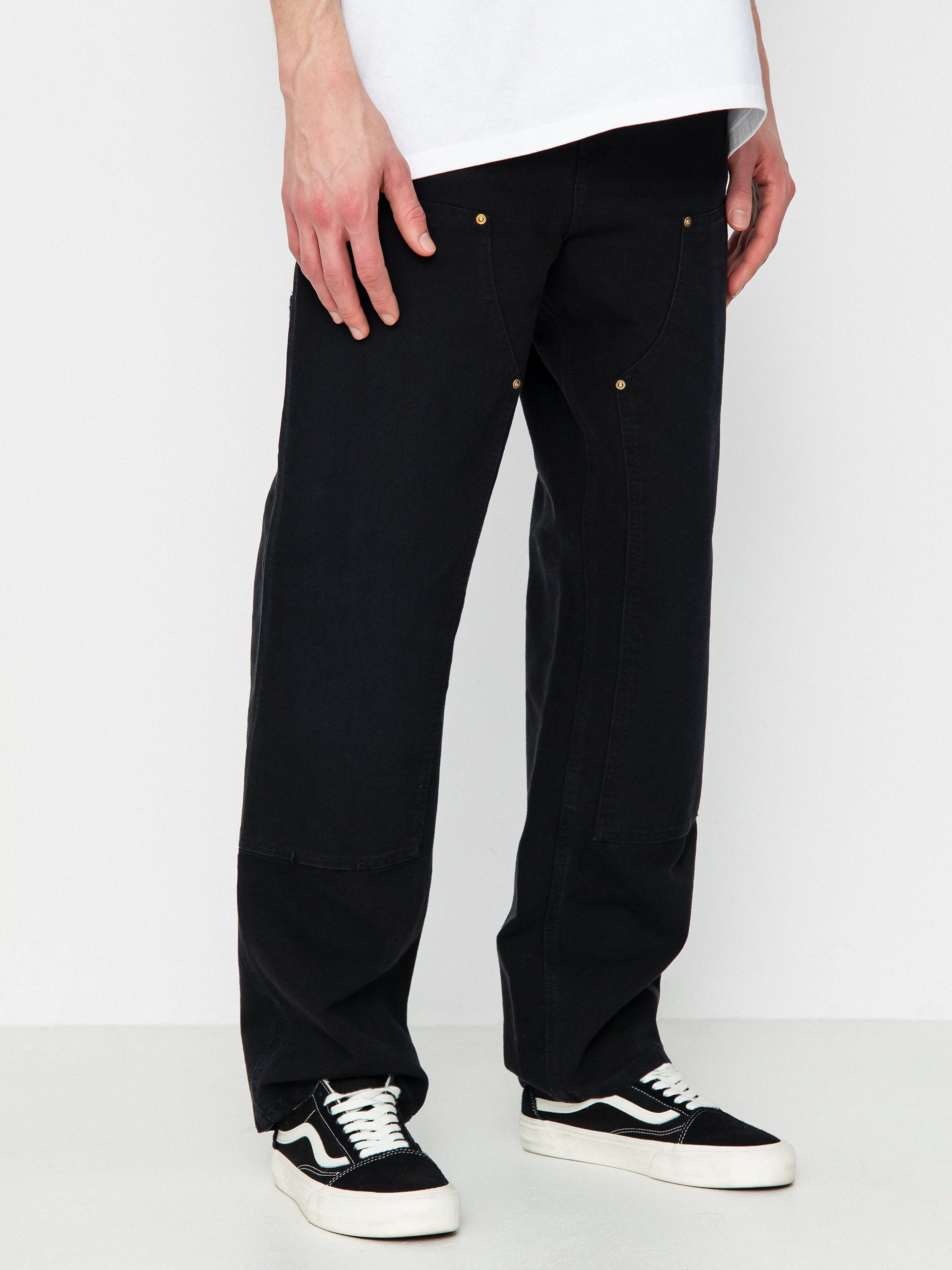 Kalhoty Carhartt WIP Double Knee (black)