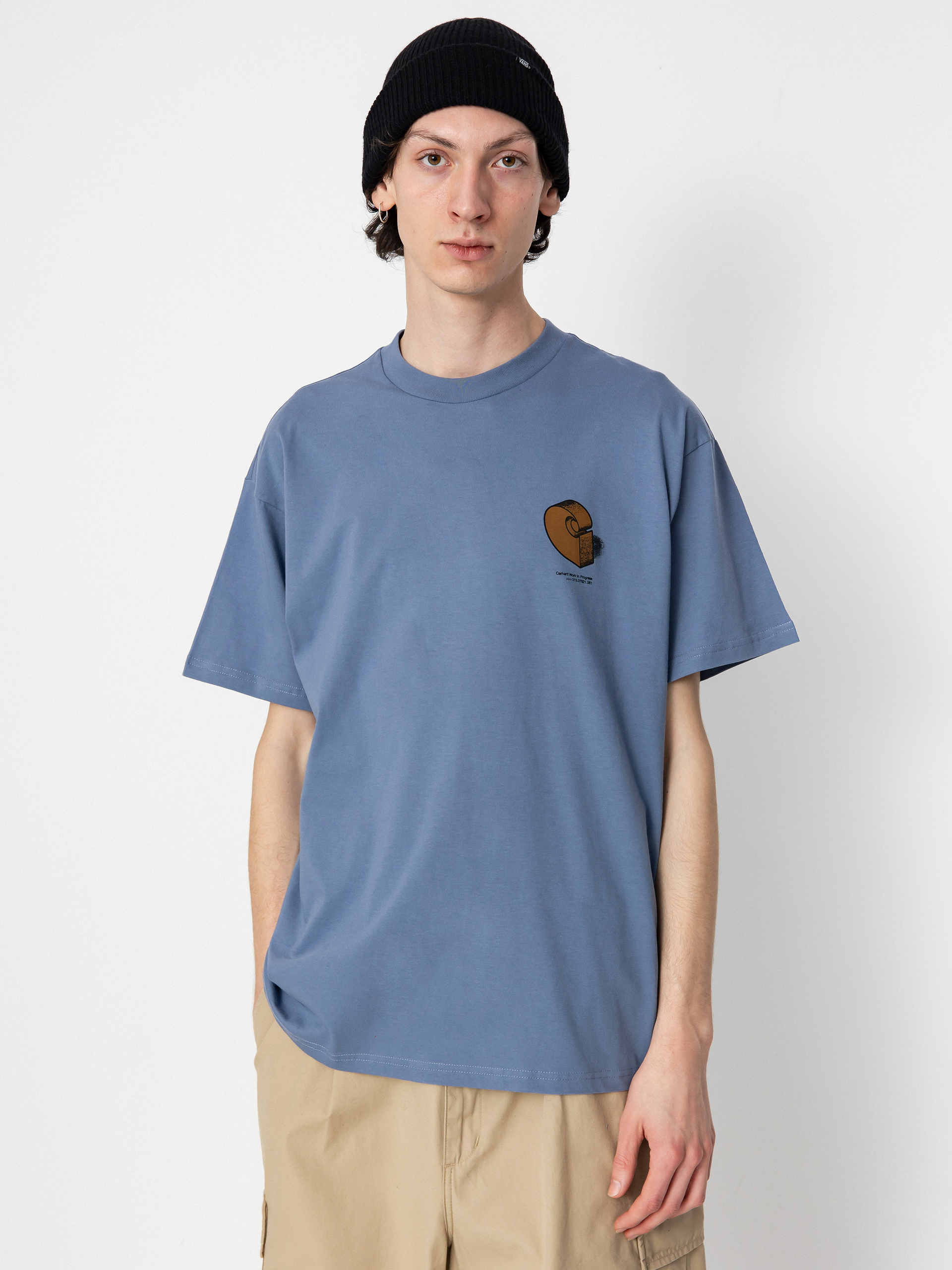 Tričko Carhartt WIP Diagram C (bay blue)