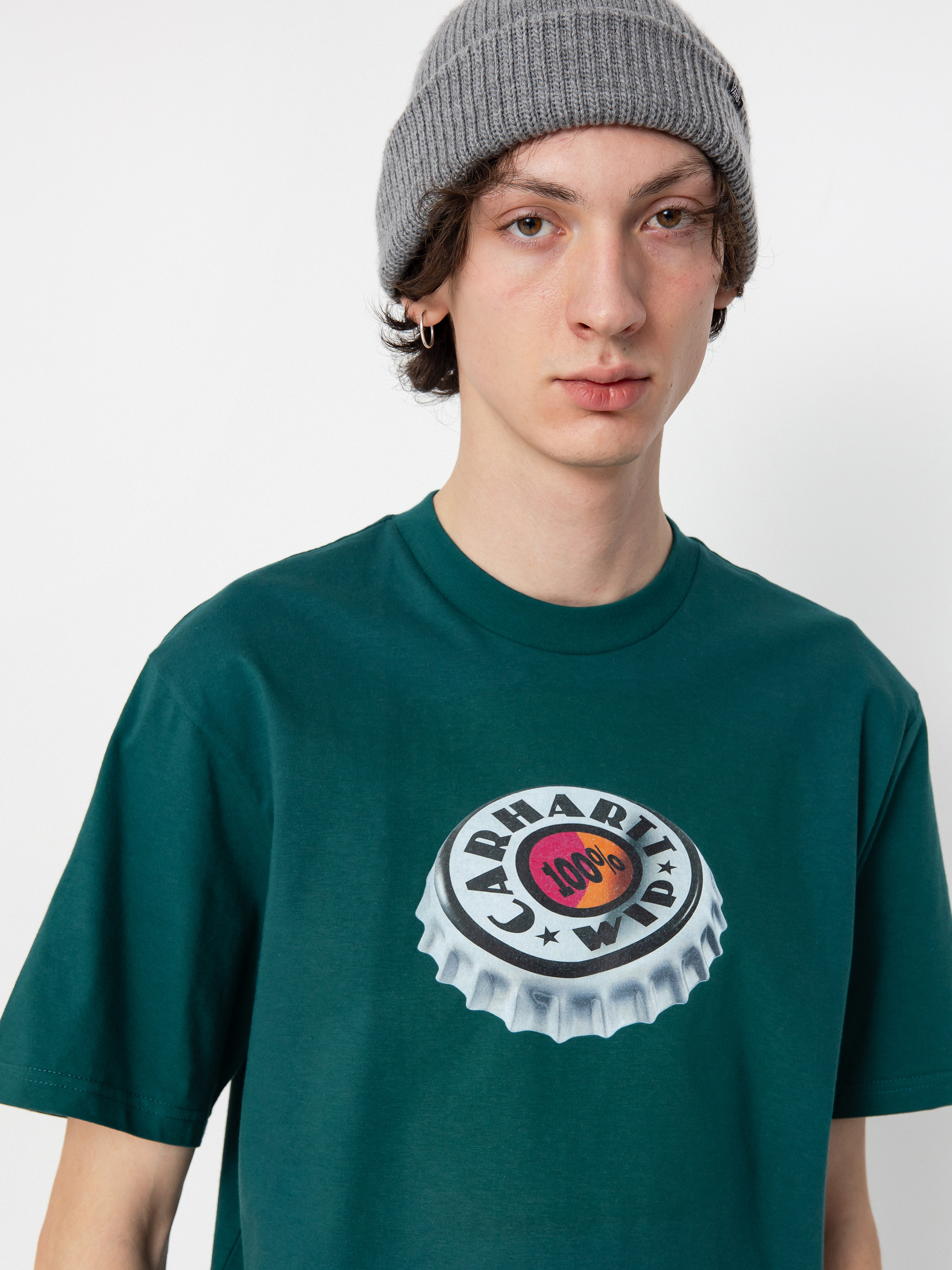 Tričko Carhartt WIP Bottle Cap (chervil)