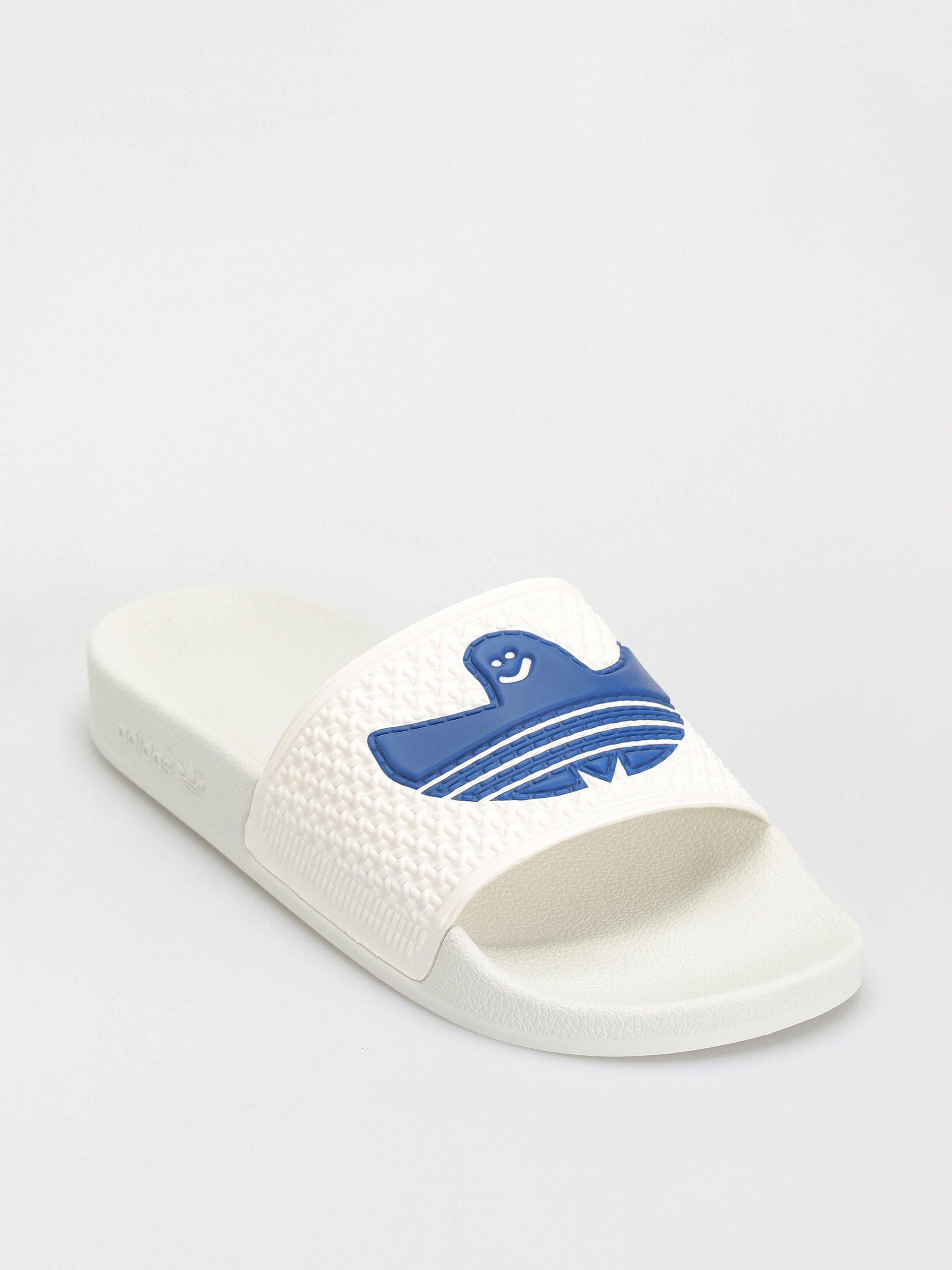 Plážovky adidas Shmoofoil (cwhite/royblu/cwhite)