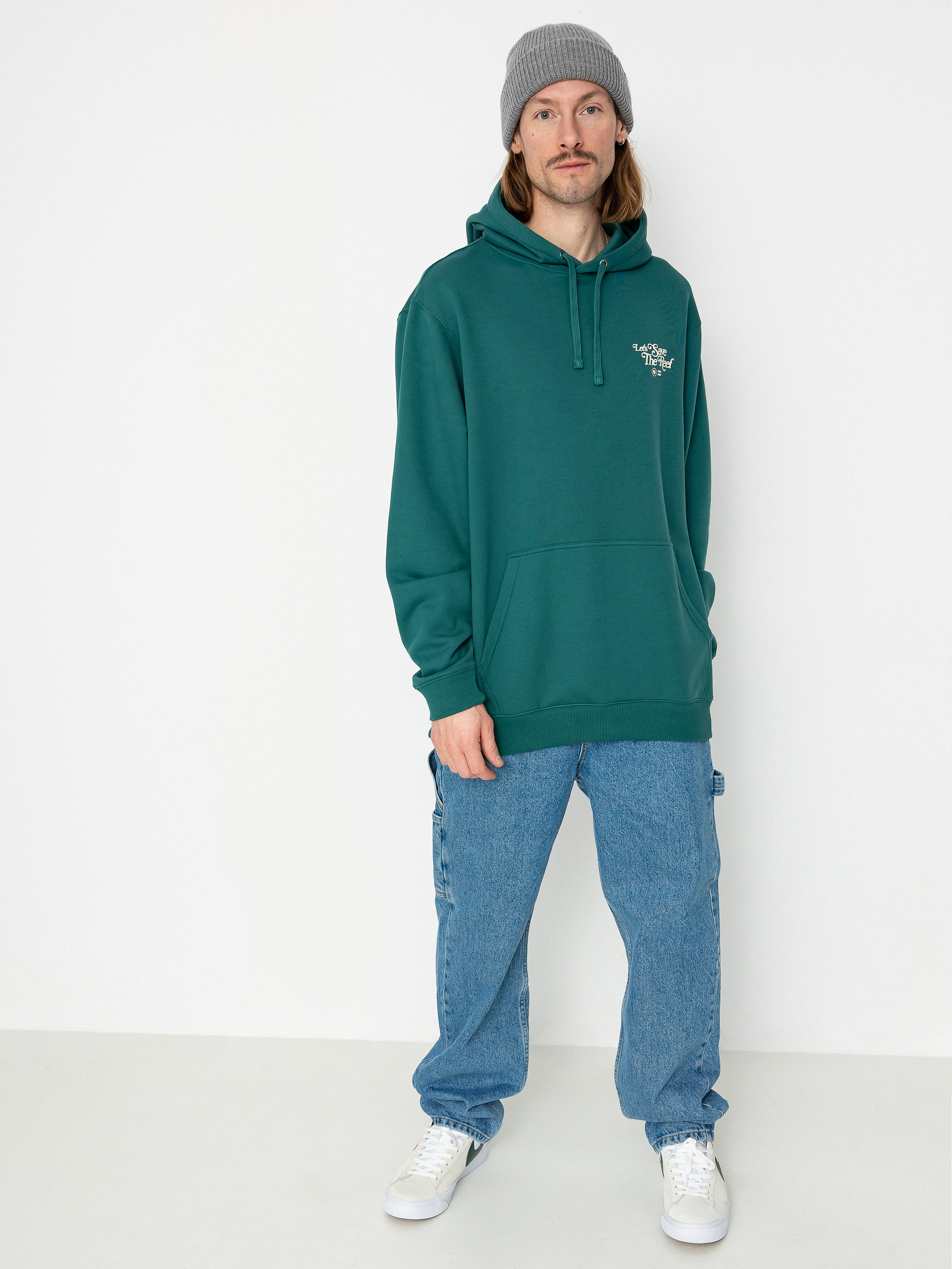 Mikina s kapucí Billabong Restore HD (evergreen)