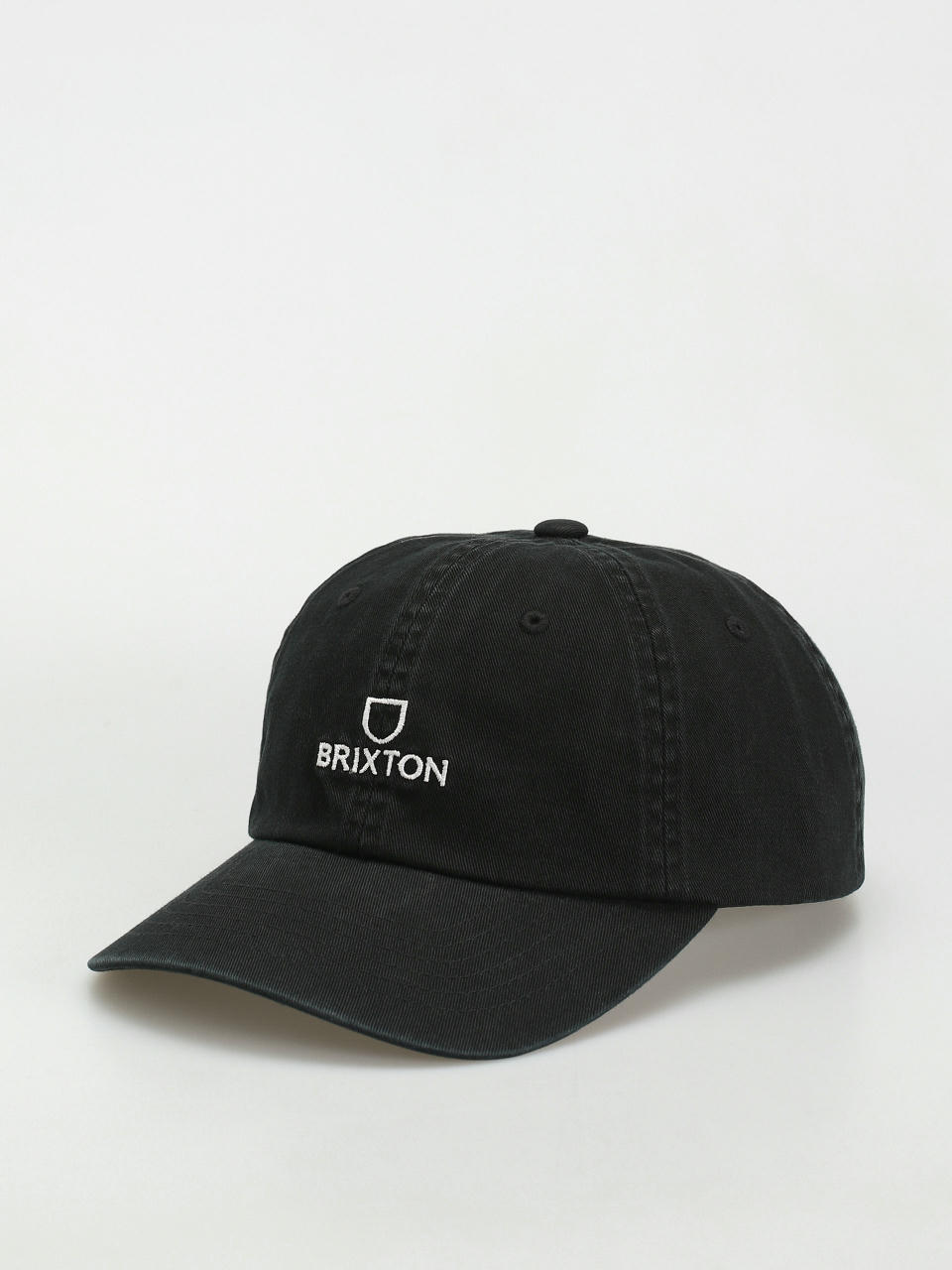 Kšiltovka Brixton Alpha Lp Cap (black/white vintage wash)