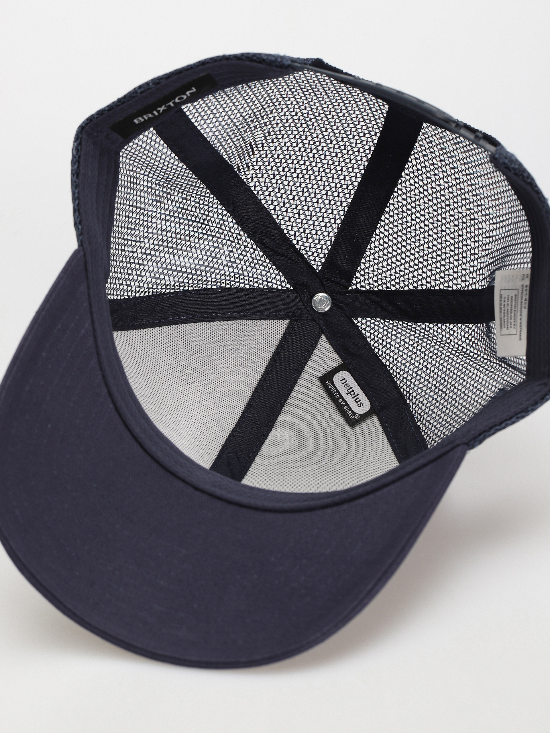Kšiltovka Brixton Crest X Mp Mesh Cap (washed navy/navy)