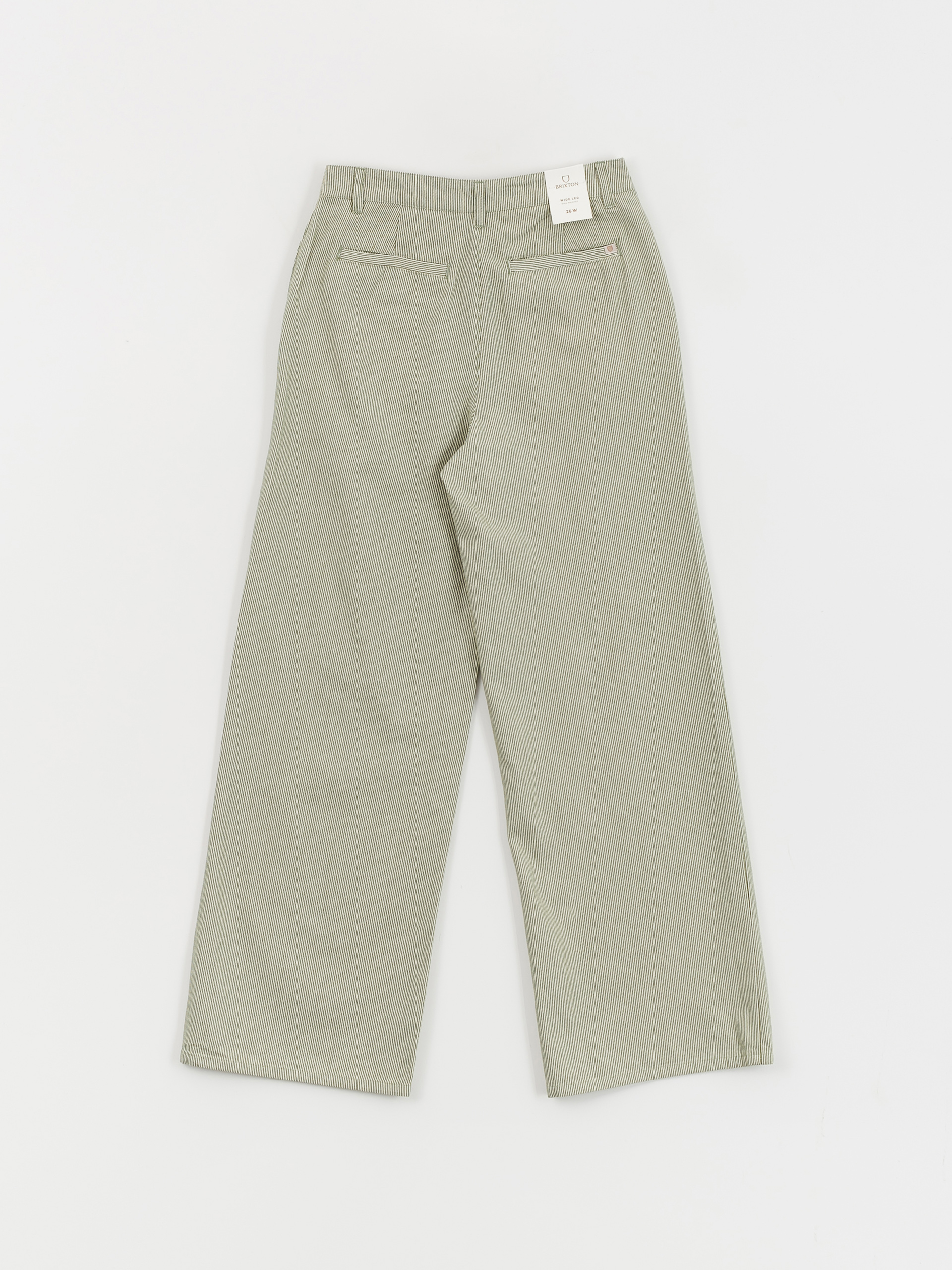 Kalhoty Brixton Victory Fl Wide Leg Wmn (sea kelp stripe)