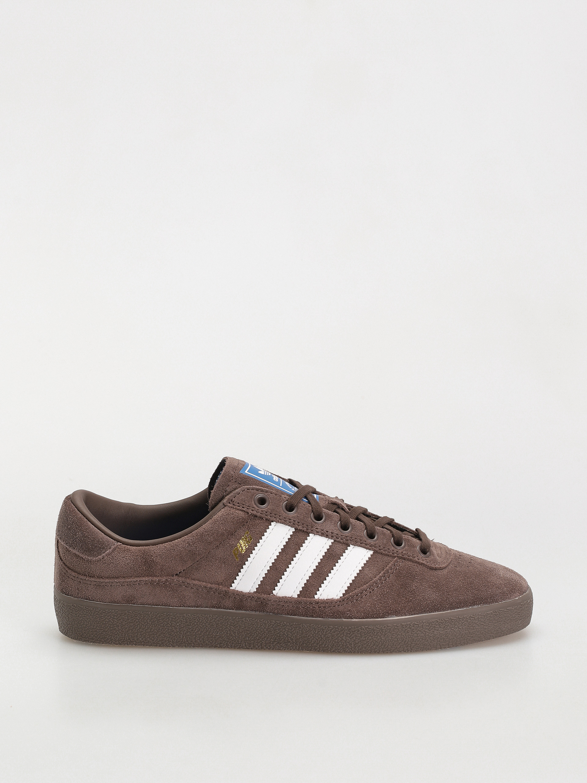 Boty adidas Puig Indoor (brown/ftwwht/blubir)