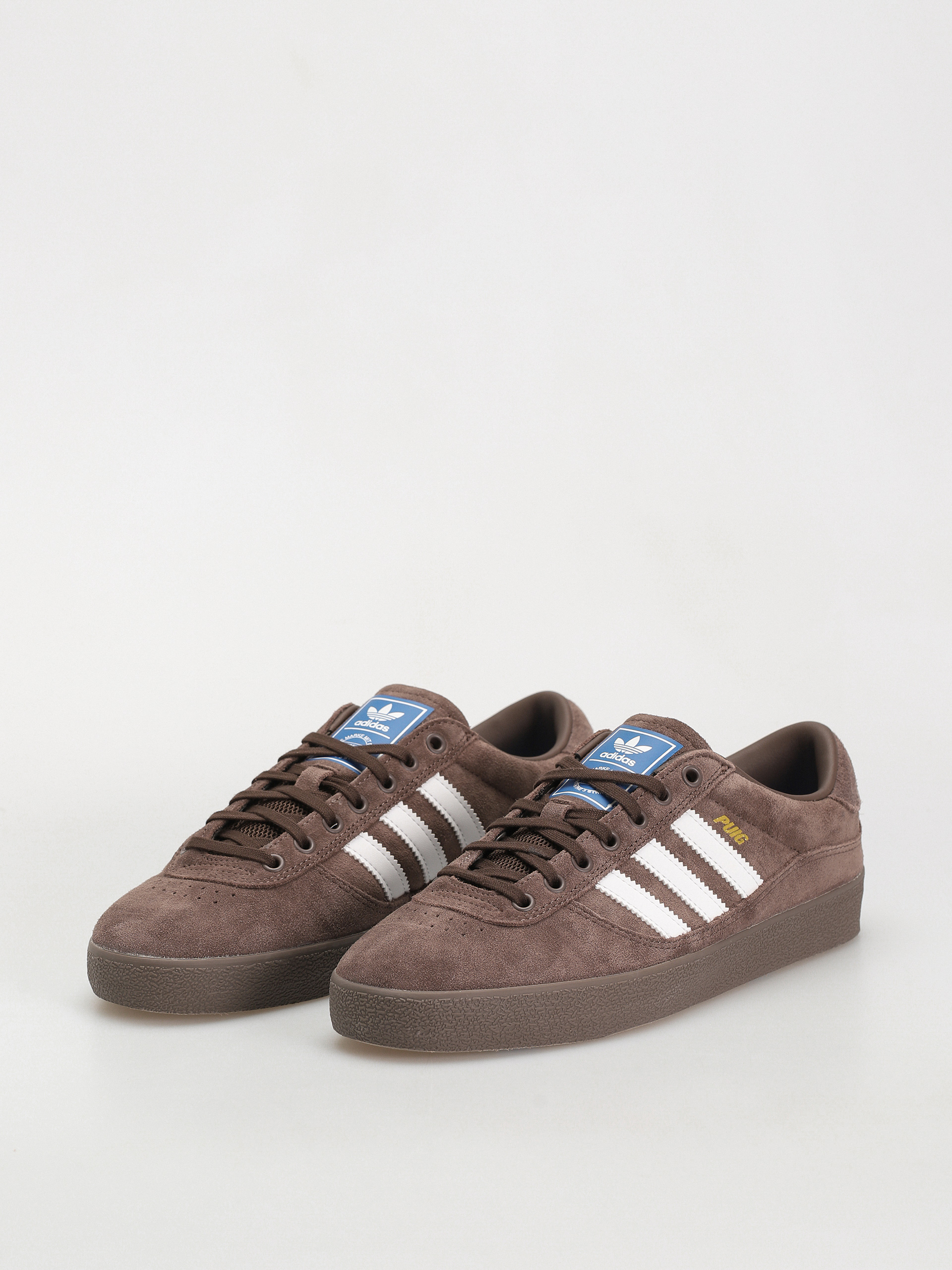 Boty adidas Puig Indoor (brown/ftwwht/blubir)