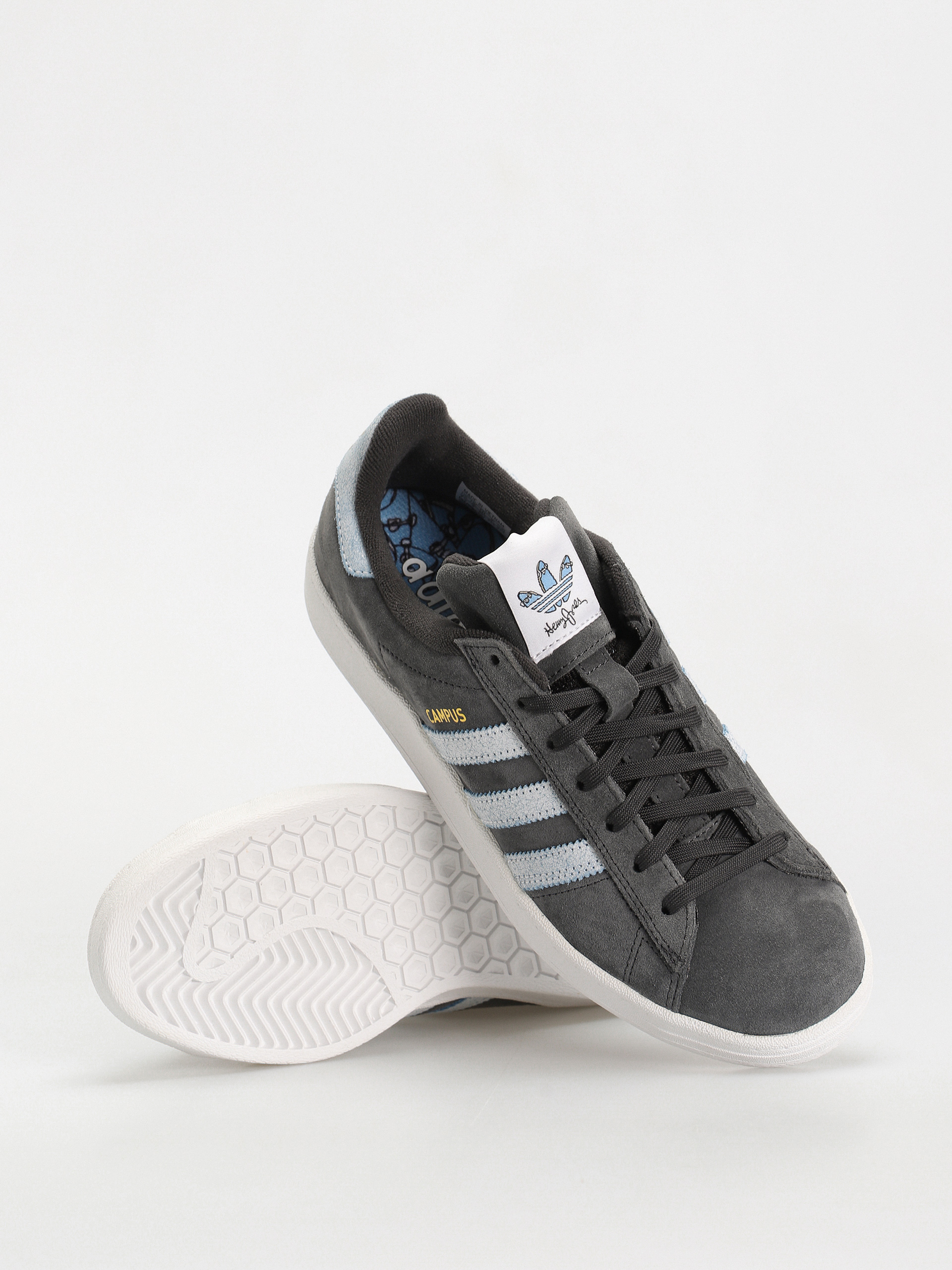 Boty adidas X Henry Campus ADV (carbon/ftwwht/ltblue)