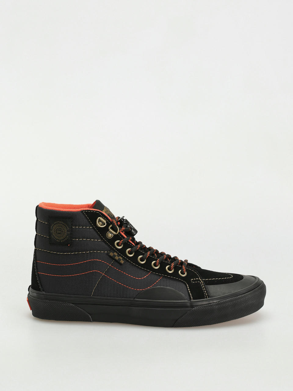 Boty Vans X Spitfire Skate Sk8 Hi Reissue (spitfire black/flame)