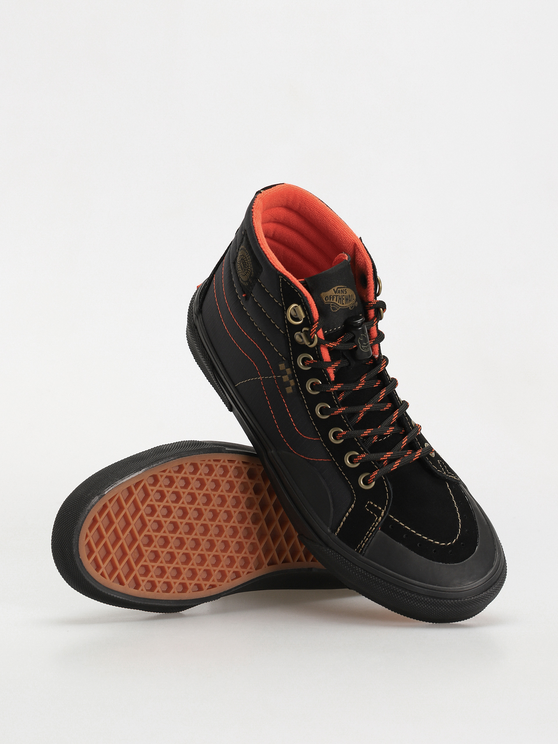 Boty Vans X Spitfire Skate Sk8 Hi Reissue (spitfire black/flame)