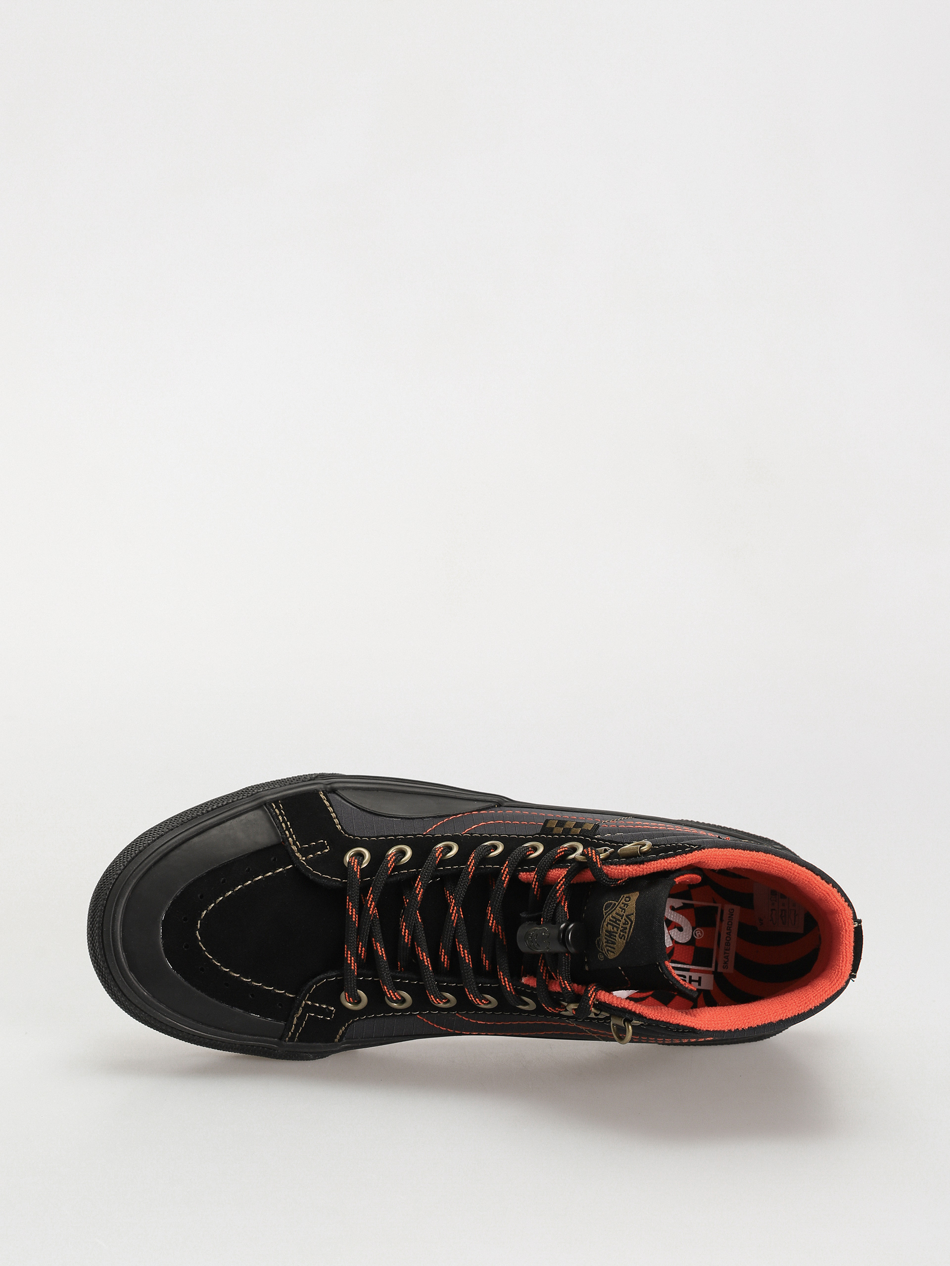 Boty Vans X Spitfire Skate Sk8 Hi Reissue (spitfire black/flame)