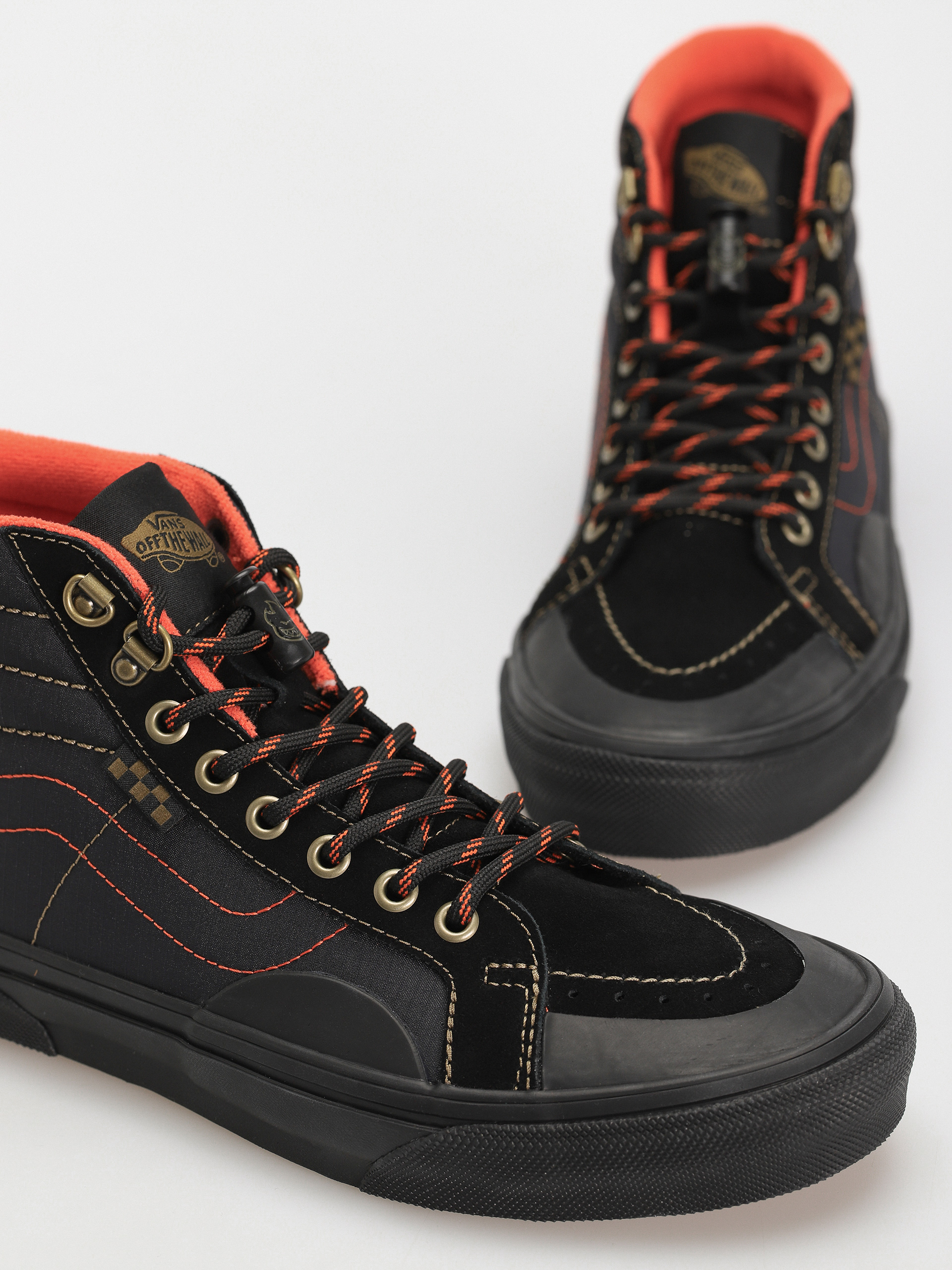 Boty Vans X Spitfire Skate Sk8 Hi Reissue (spitfire black/flame)