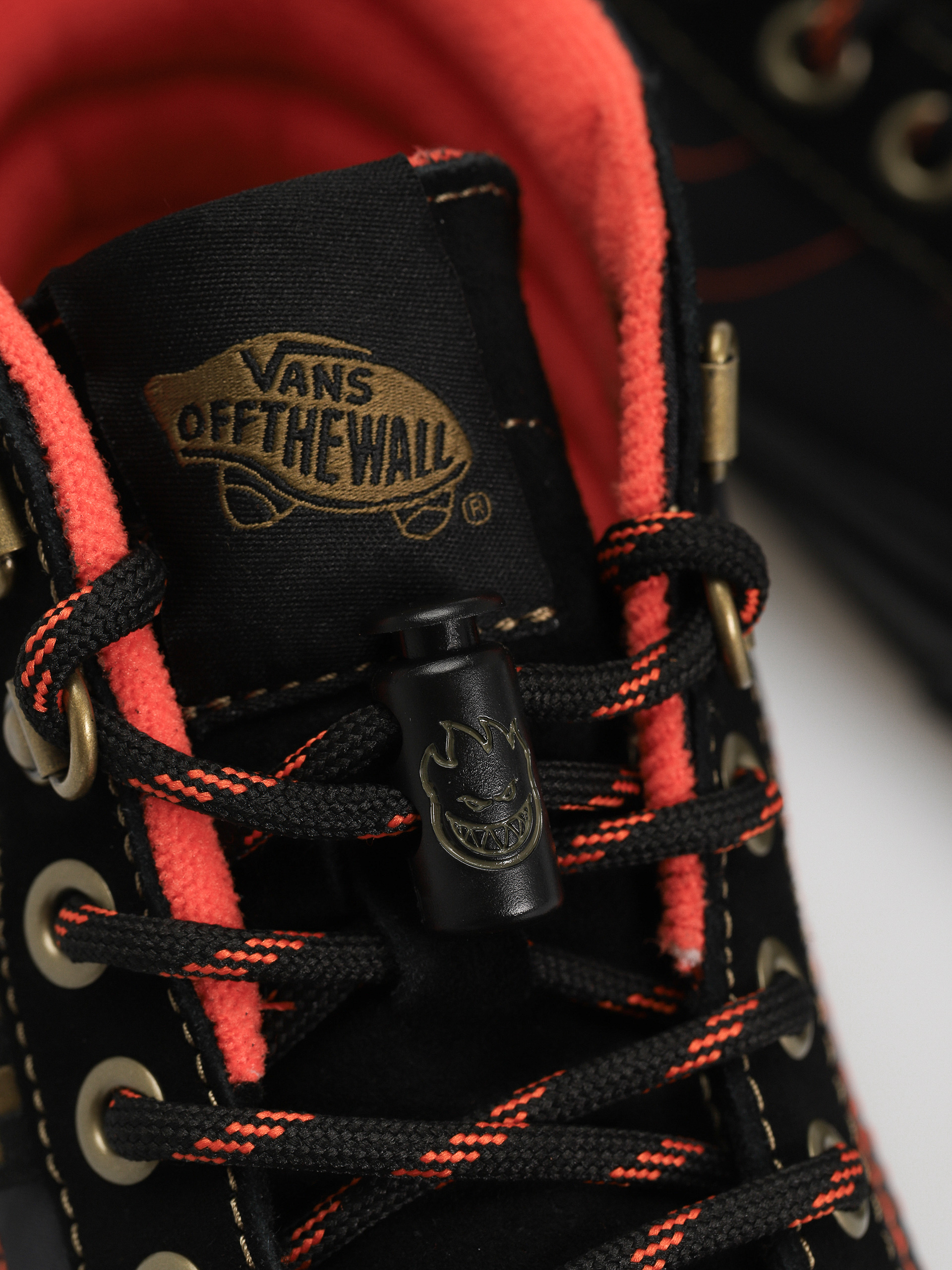 Boty Vans X Spitfire Skate Sk8 Hi Reissue (spitfire black/flame)