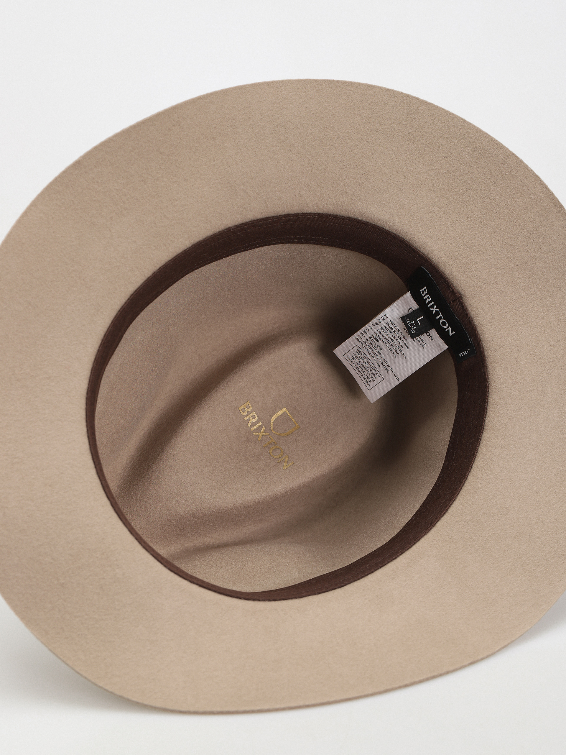 Klobouk Brixton Wesley Fedora (light tan)