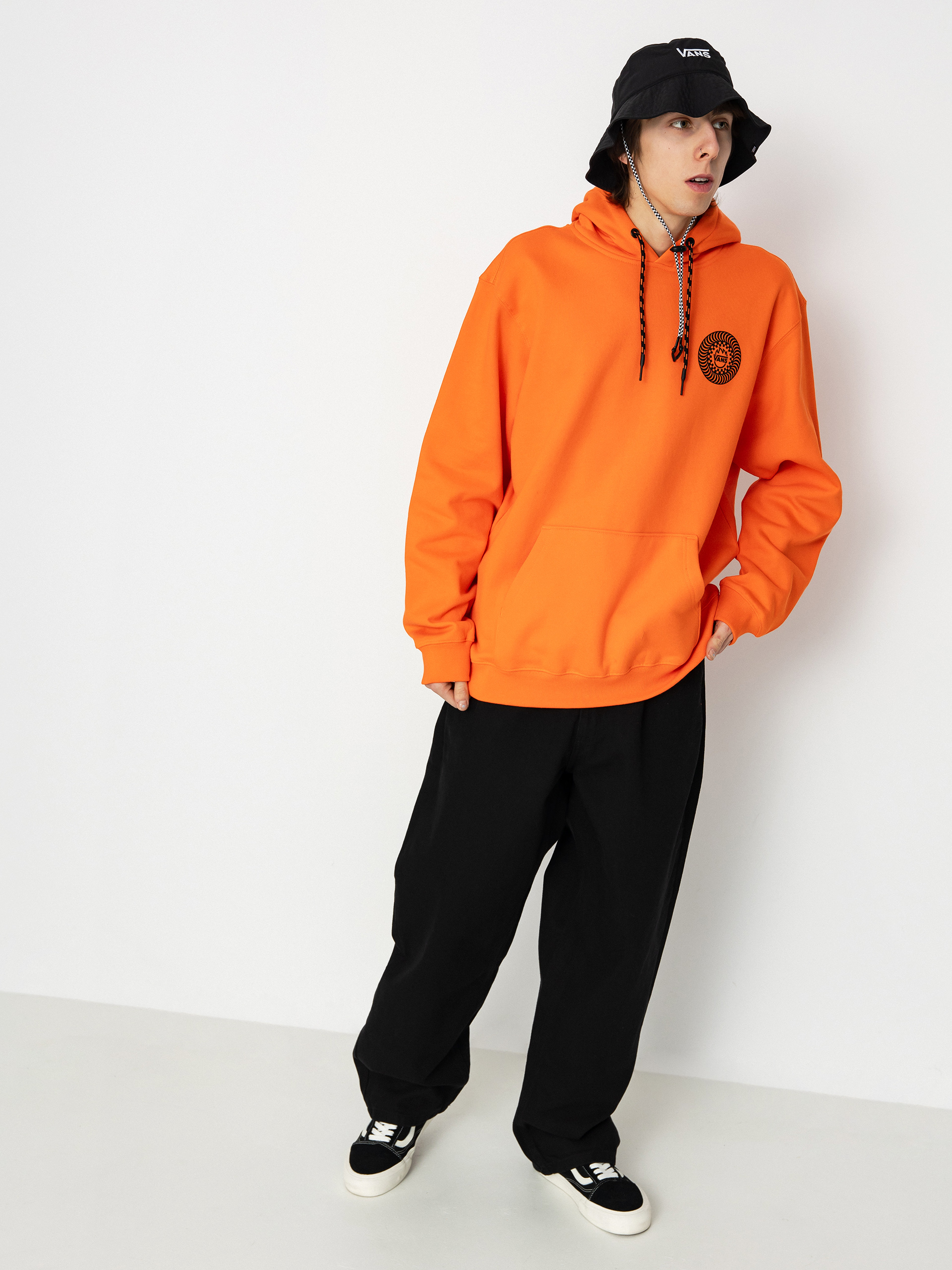 Mikina s kapucí Vans X Spitfire Wheels HD (flame)